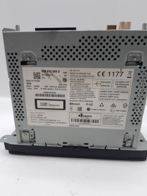 Sistema audio / radio cd VOLKSWAGEN POLO (6R1) 2