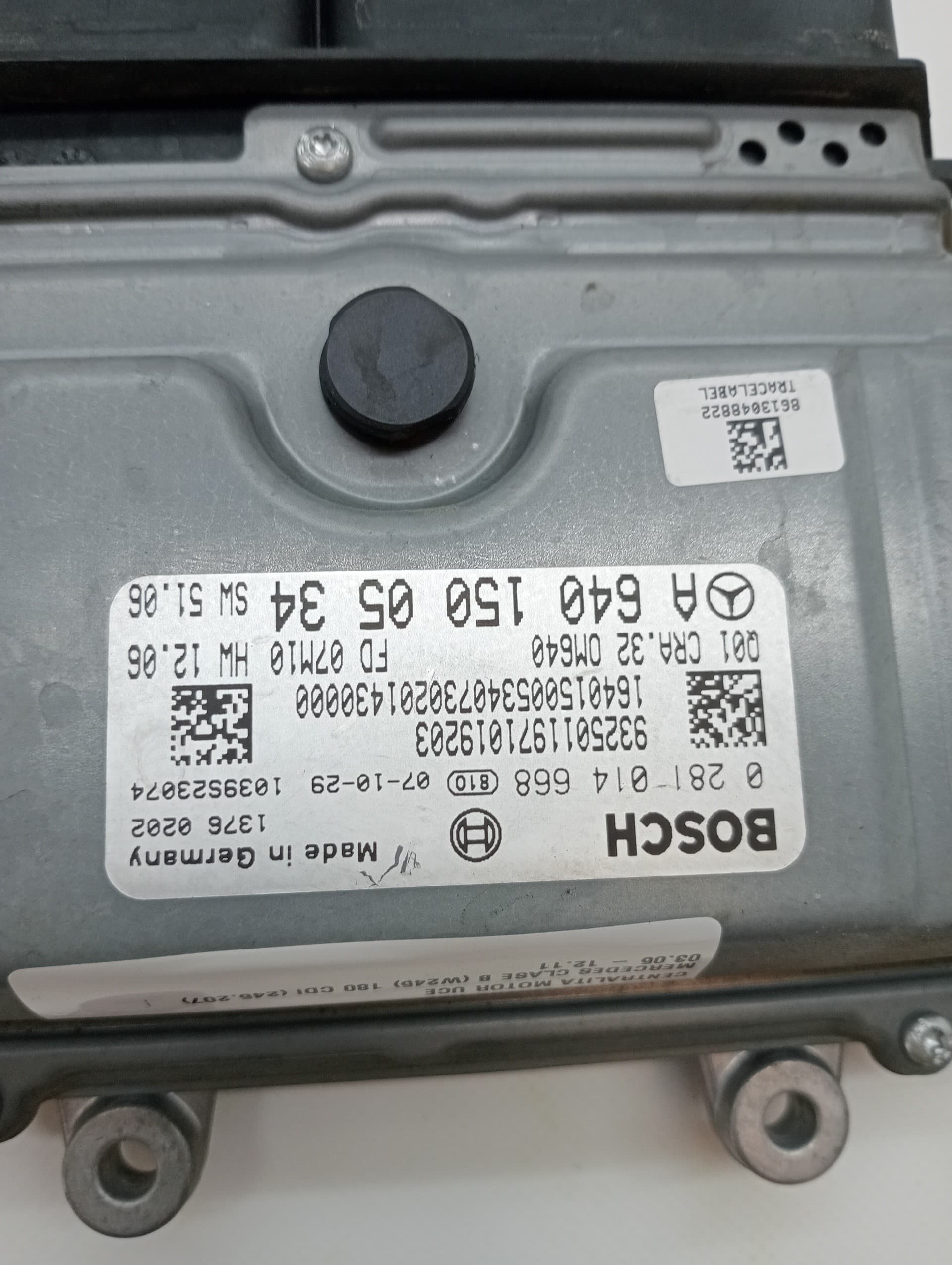 Centralita motor uce MERCEDES-BENZ CLASE B (W245) 3