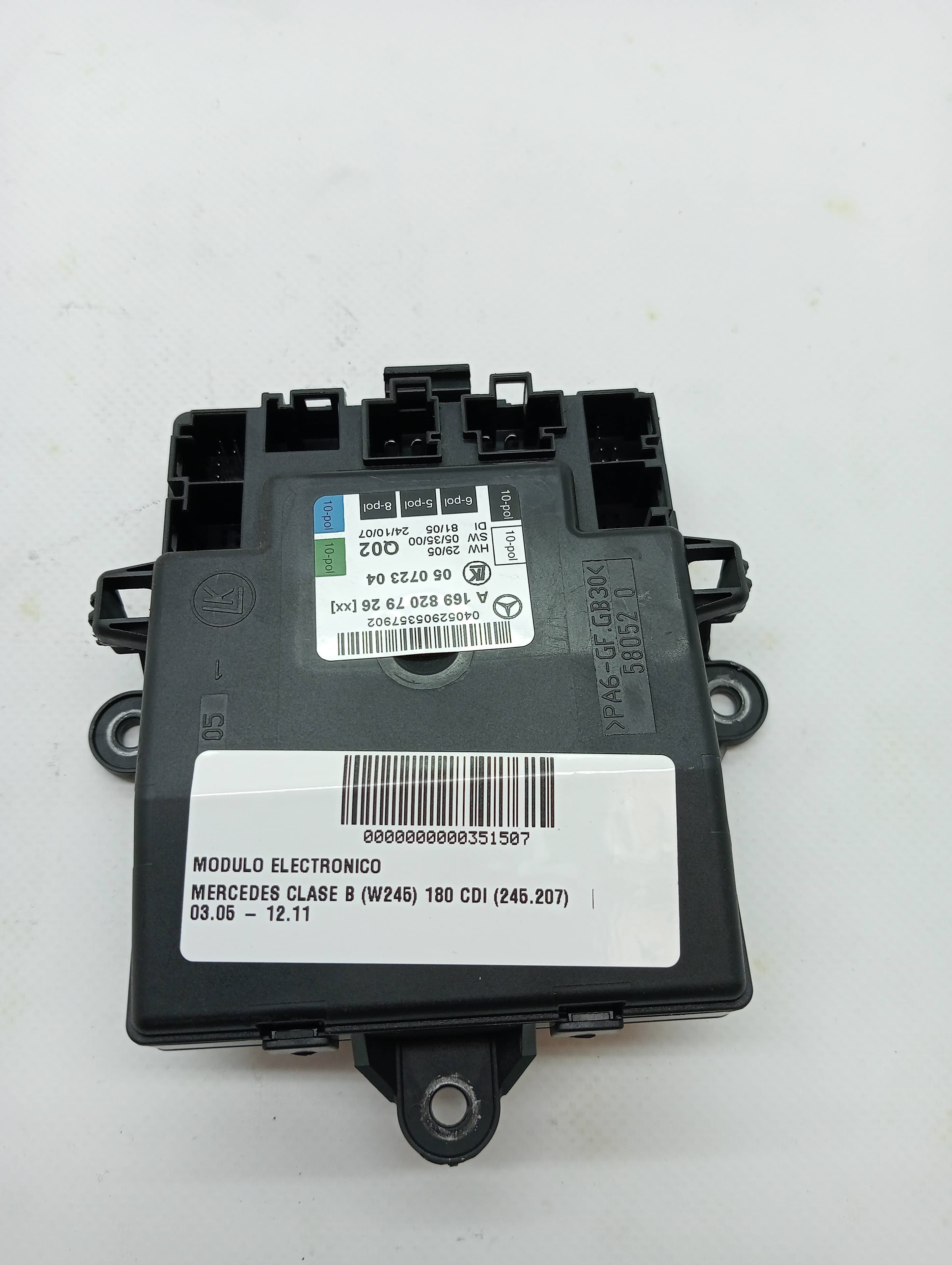 Modulo electronico MERCEDES-BENZ CLASE B (W245)