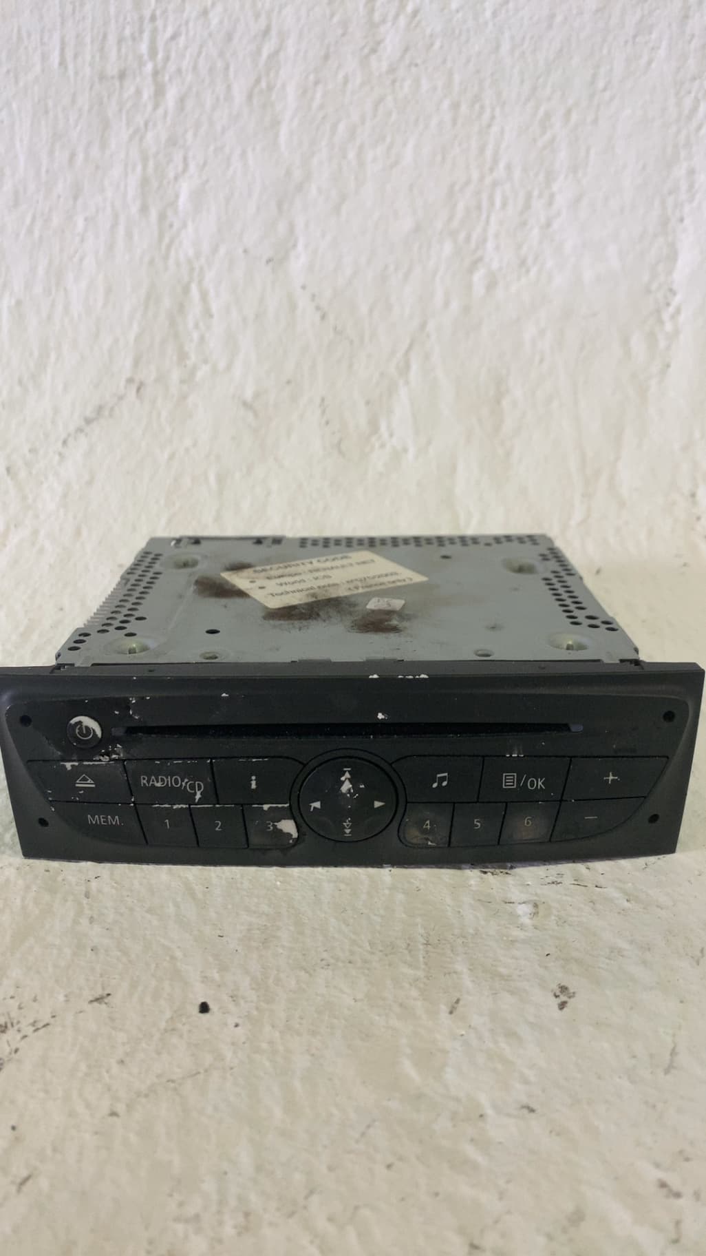 Sistema audio / radio cd RENAULT CLIO III