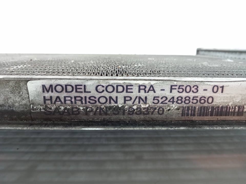 Radiador agua SAAB 9-5 SEDÁN 2