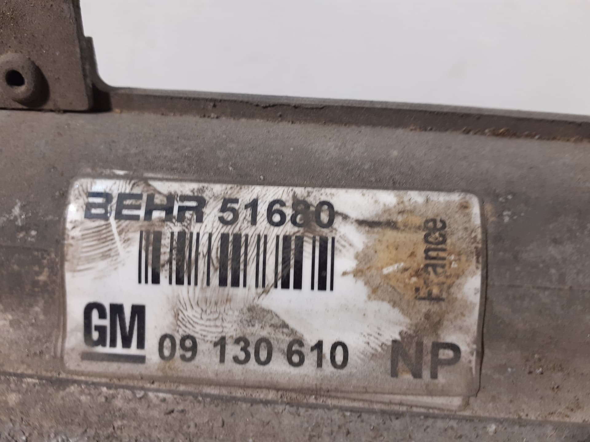 Recambio OPEL ZAFIRA A ref. 09130610 3
