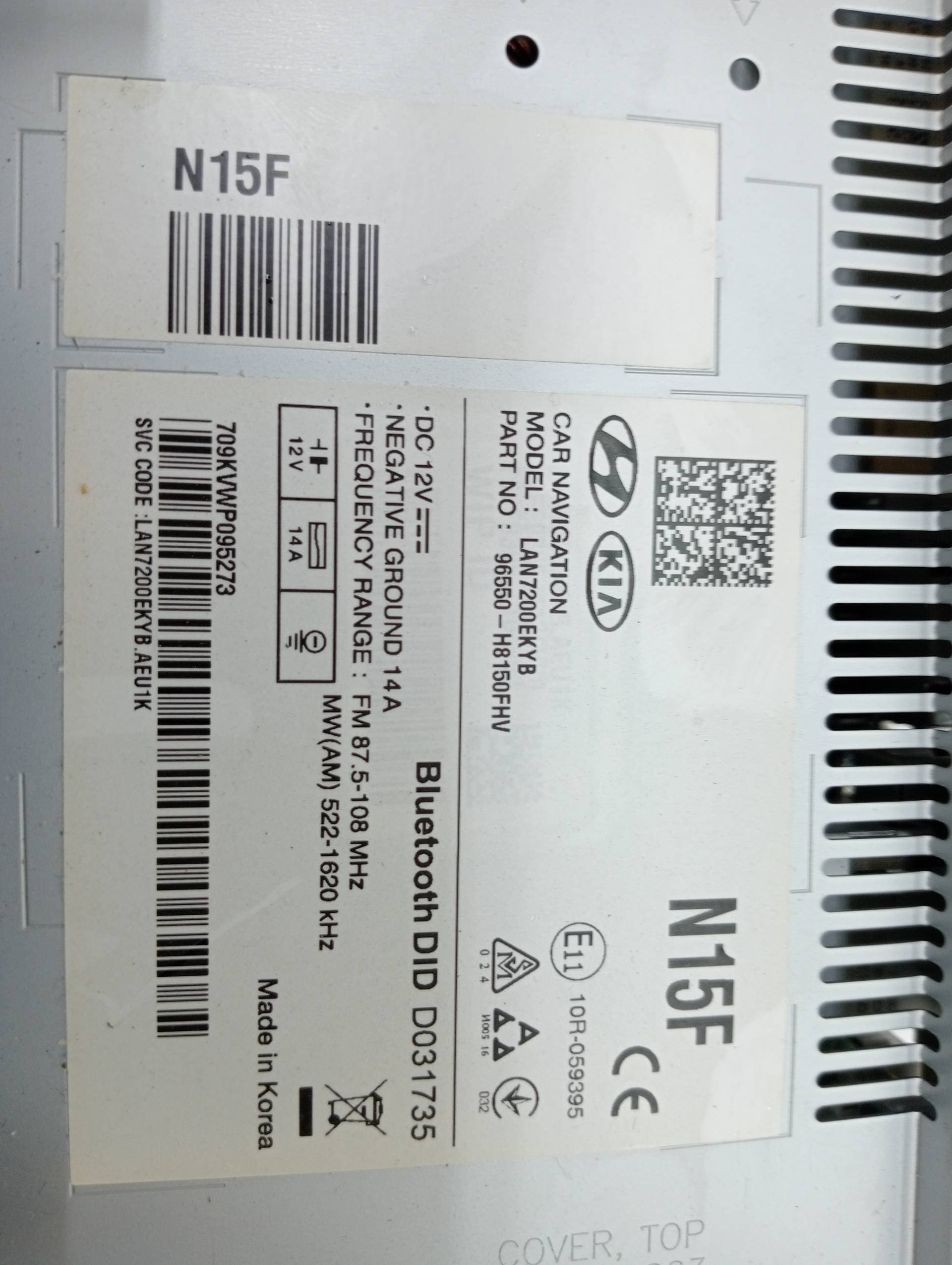 Pantalla multifuncion KIA STONIC 3