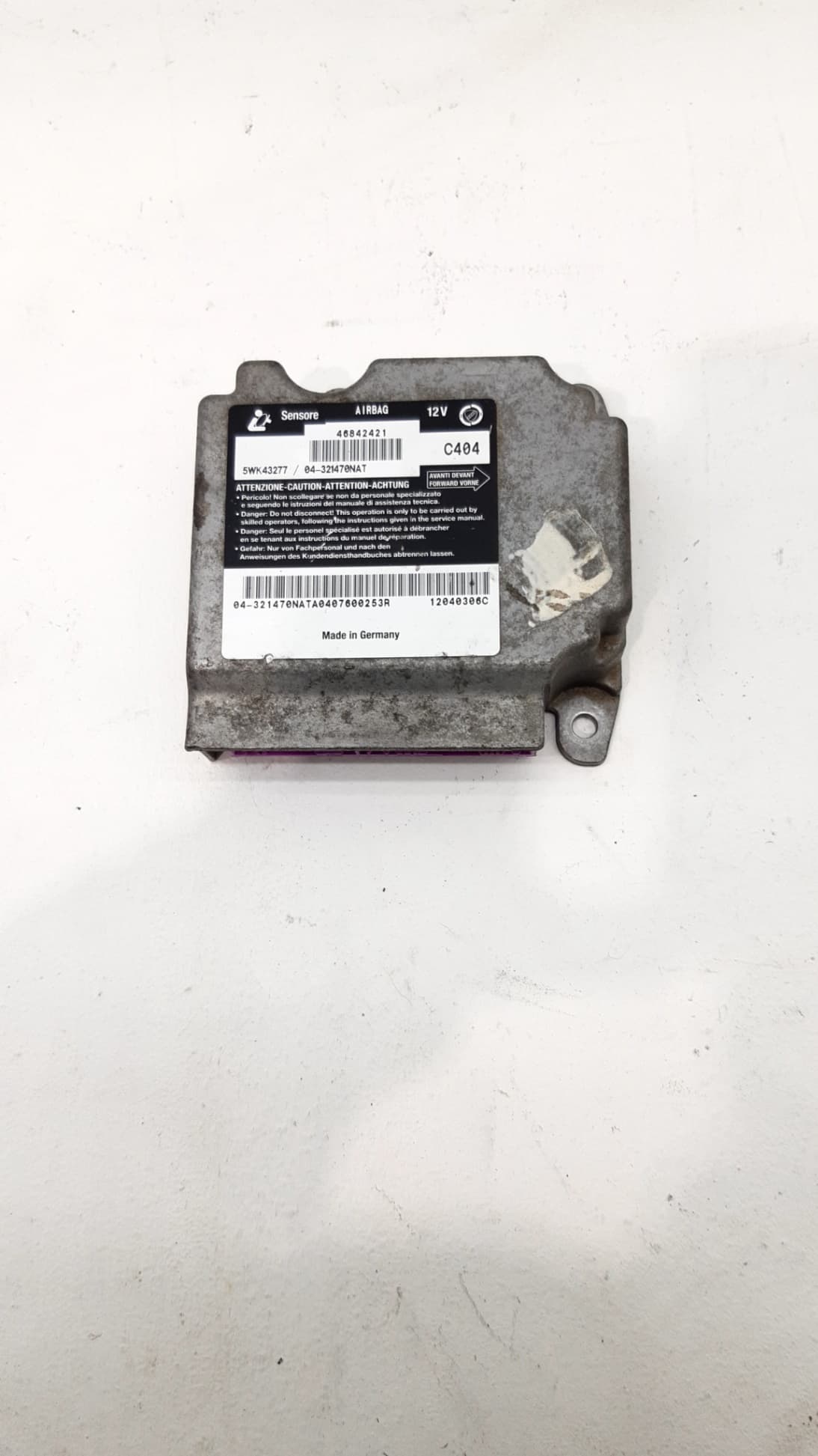 Centralita airbag ALFA ROMEO 147 (190)
