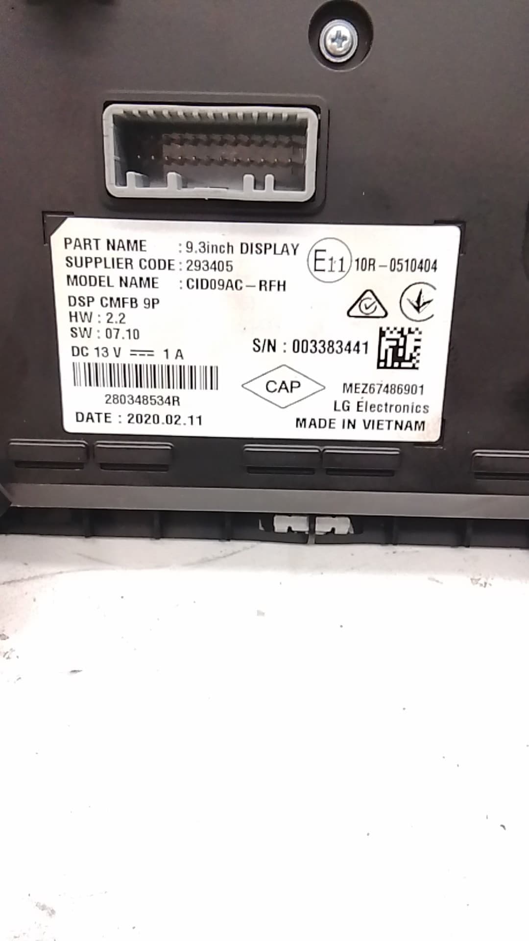 Pantalla multifuncion RENAULT CAPTUR II 3
