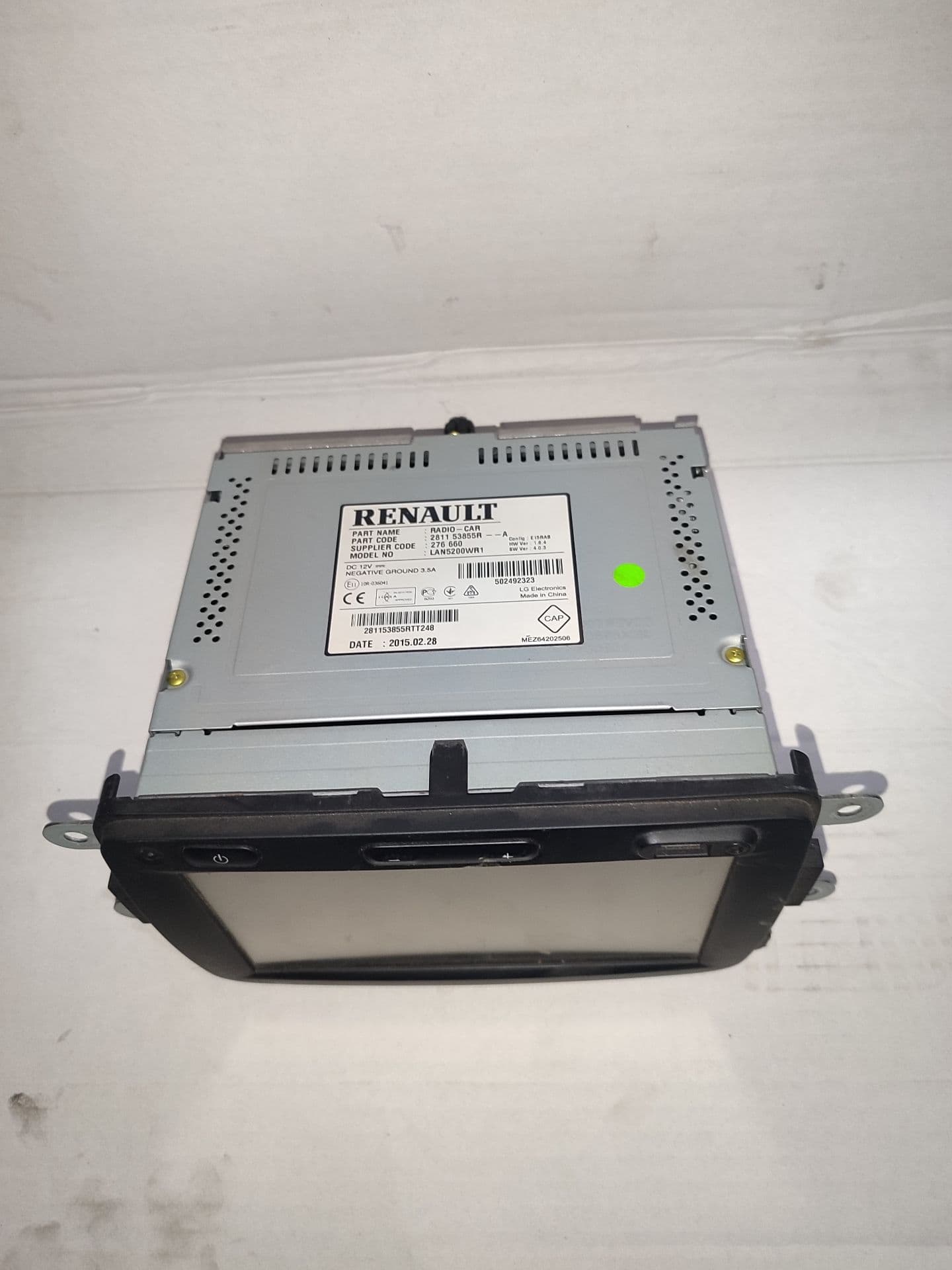Pantalla multifuncion DACIA LODGY 3