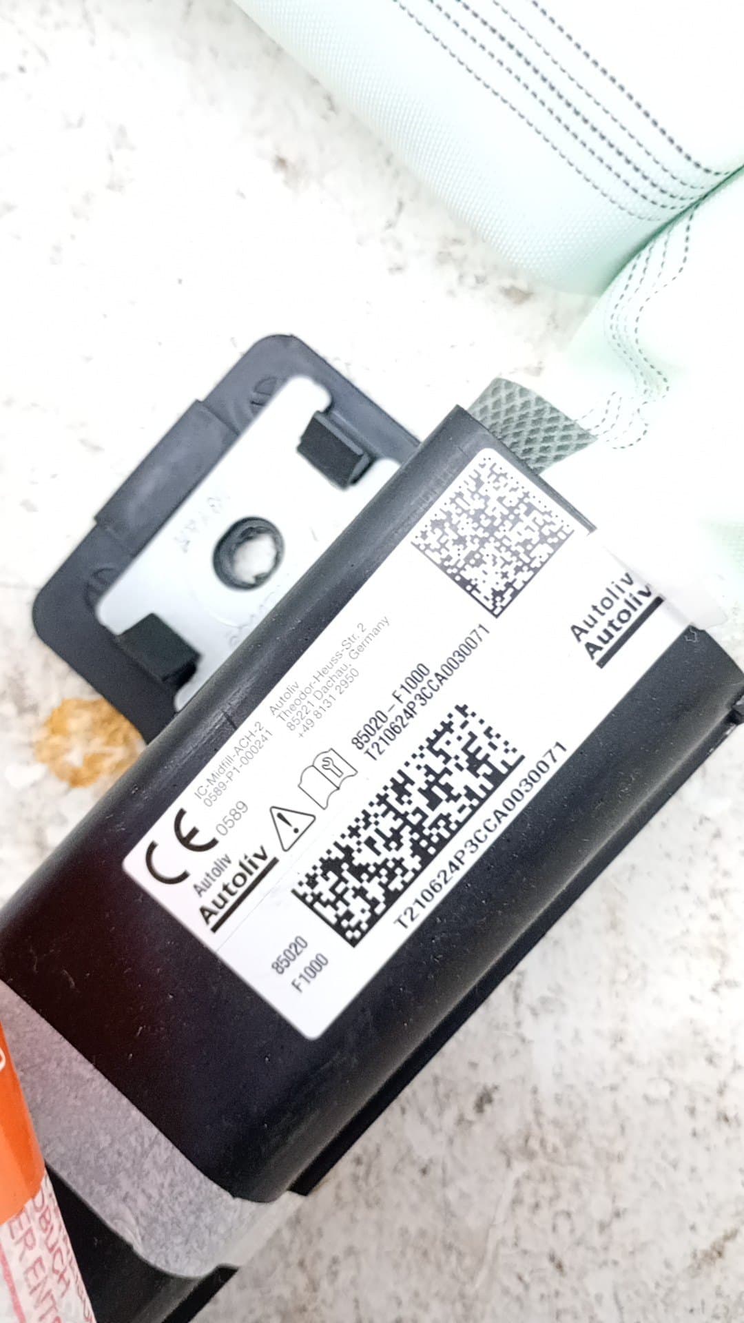 Airbag cortina delantero derecho KIA SPORTAGE 3