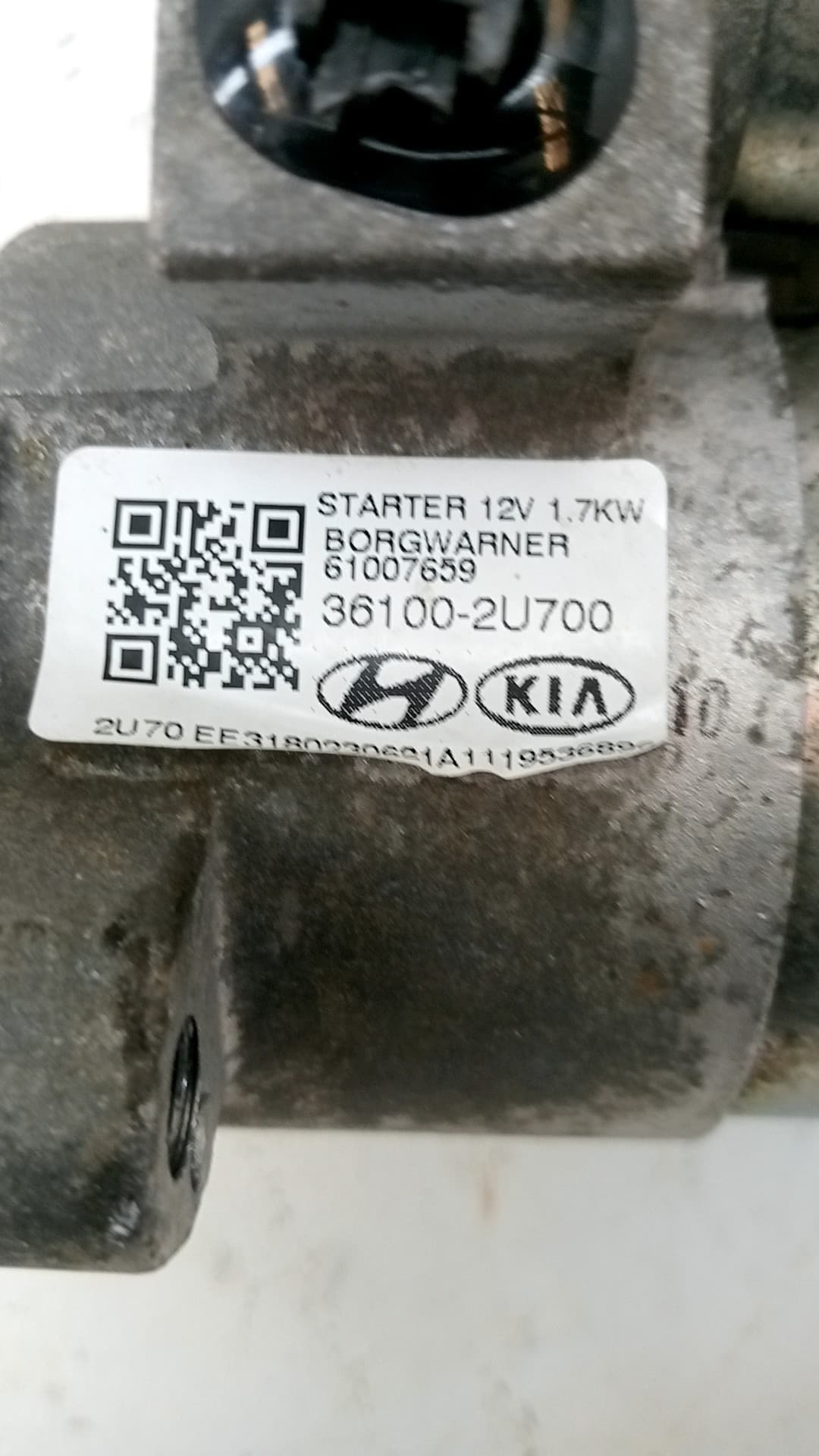 Motor arranque KIA SPORTAGE 2