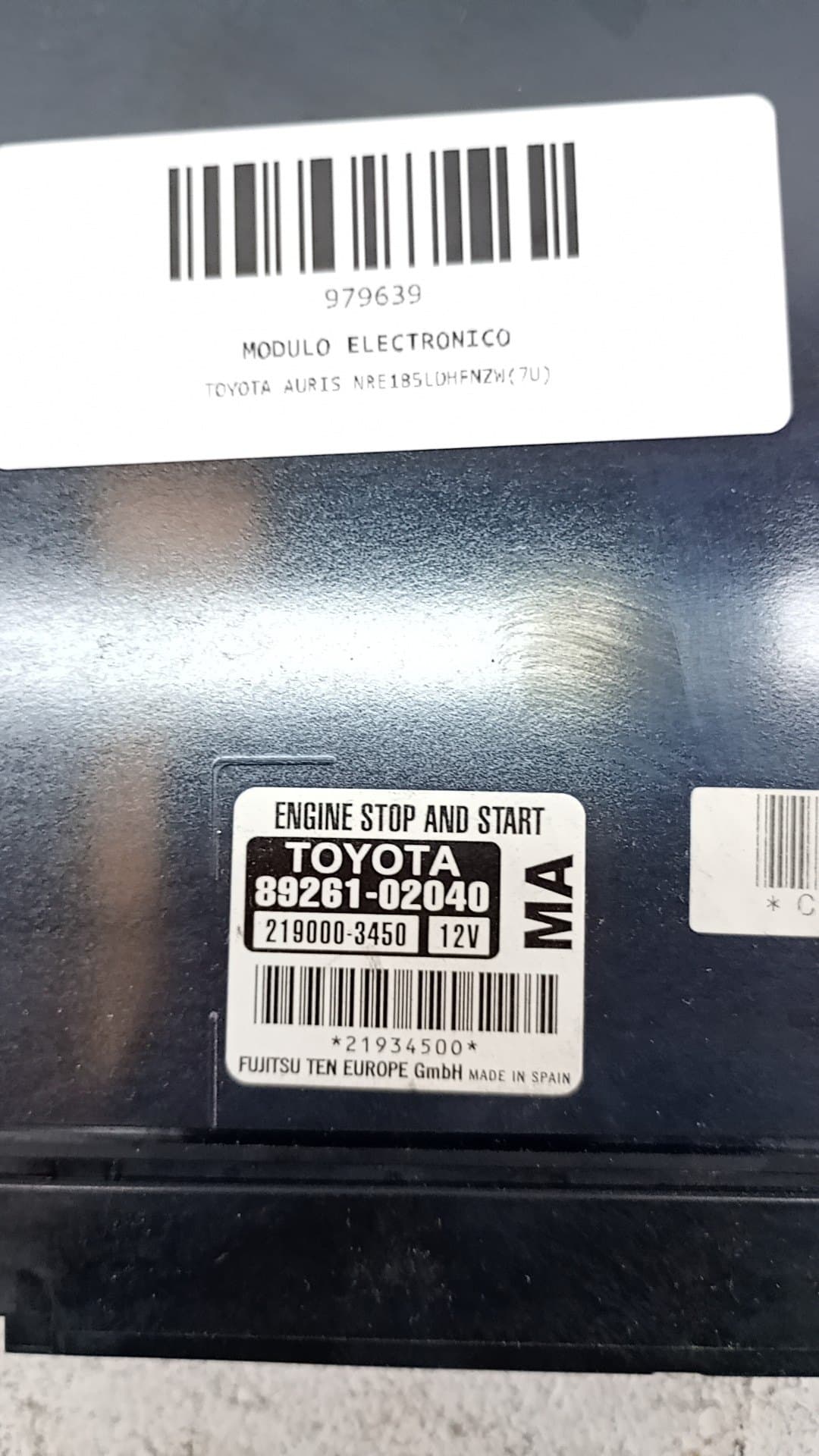 Modulo electronico TOYOTA AURIS 3