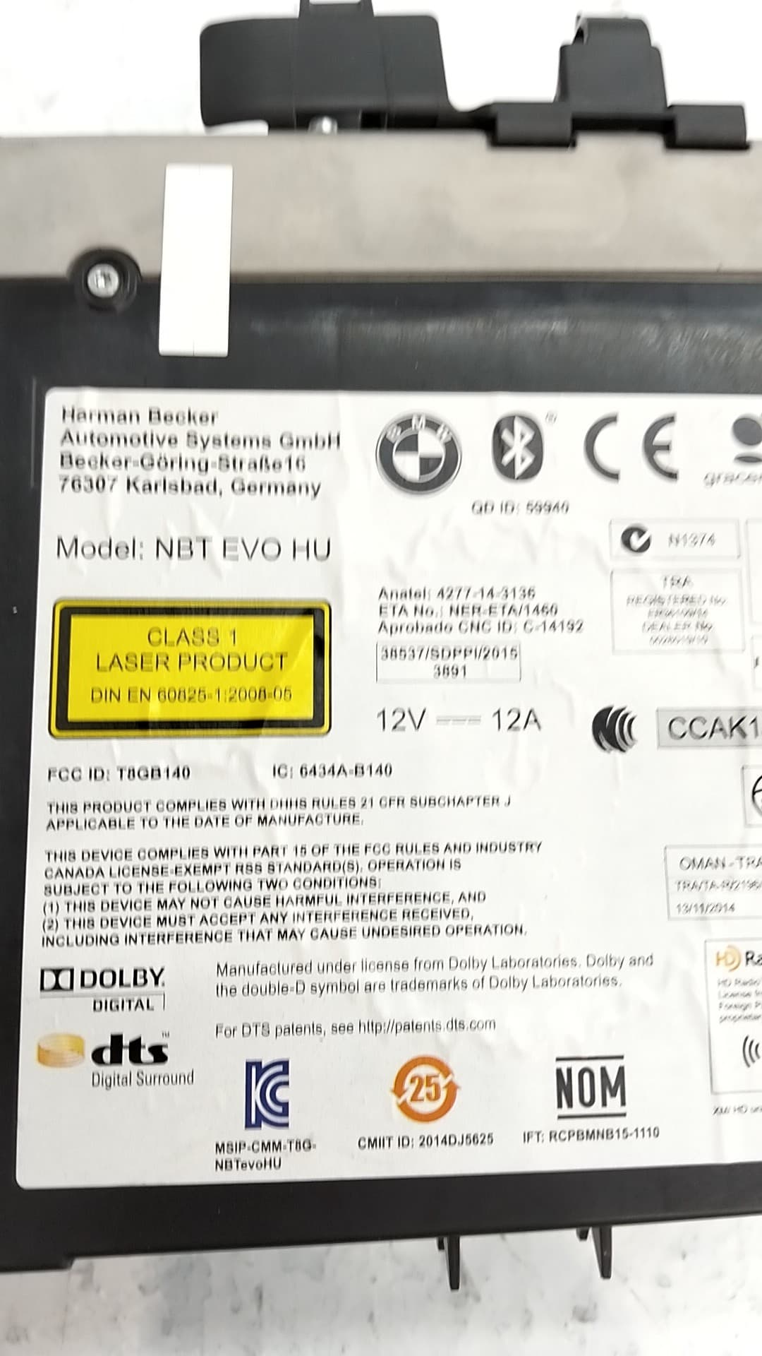 Sistema audio / radio cd BMW X3 (G01, F97, G08) 4