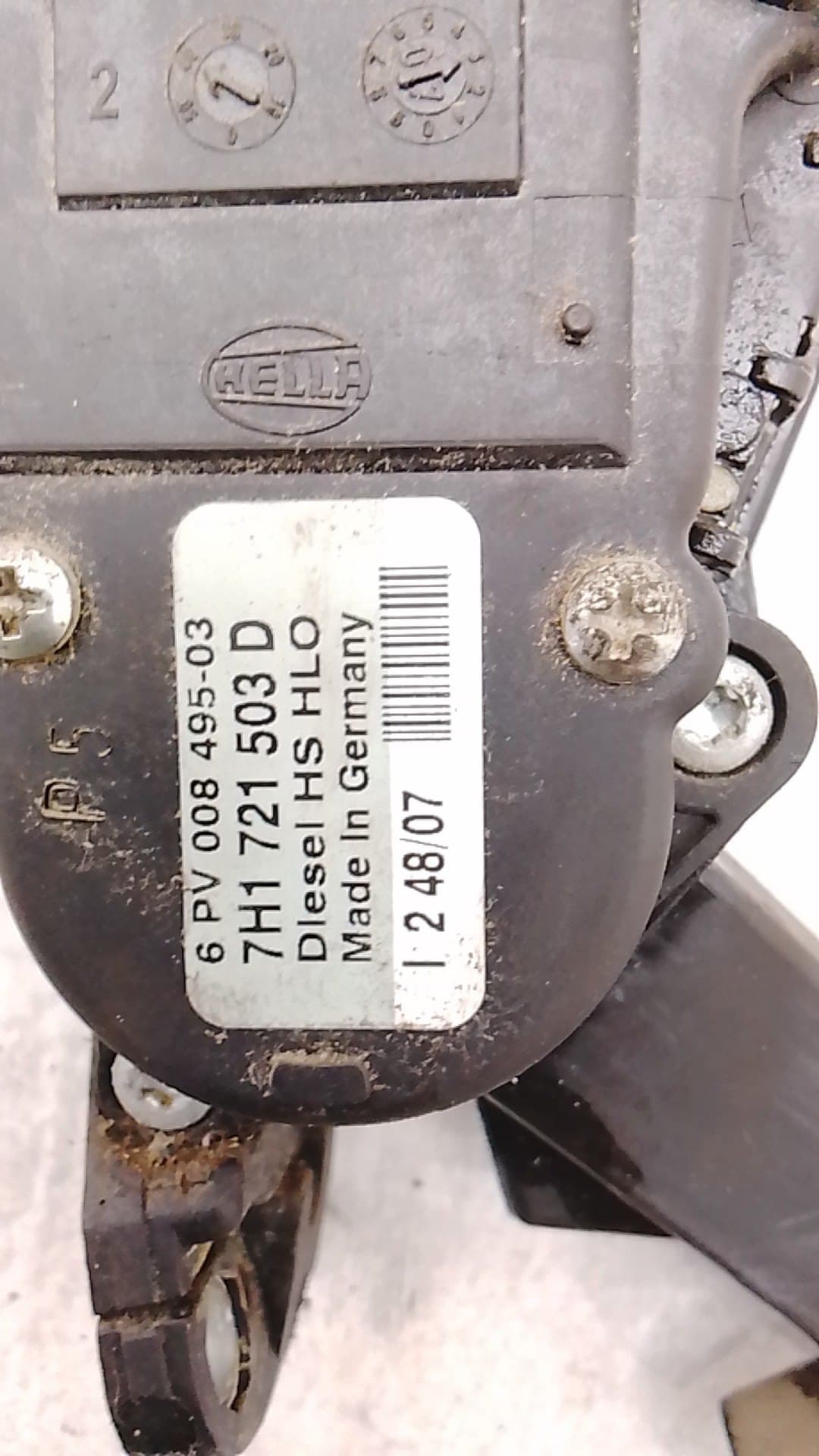 Pedal acelerador VOLKSWAGEN T5 TRANSPORTER (7E) 3