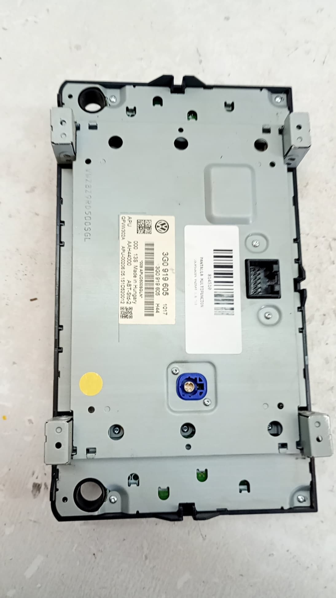 Pantalla multifuncion VOLKSWAGEN PASSAT B8 (3G2, CB2) 2