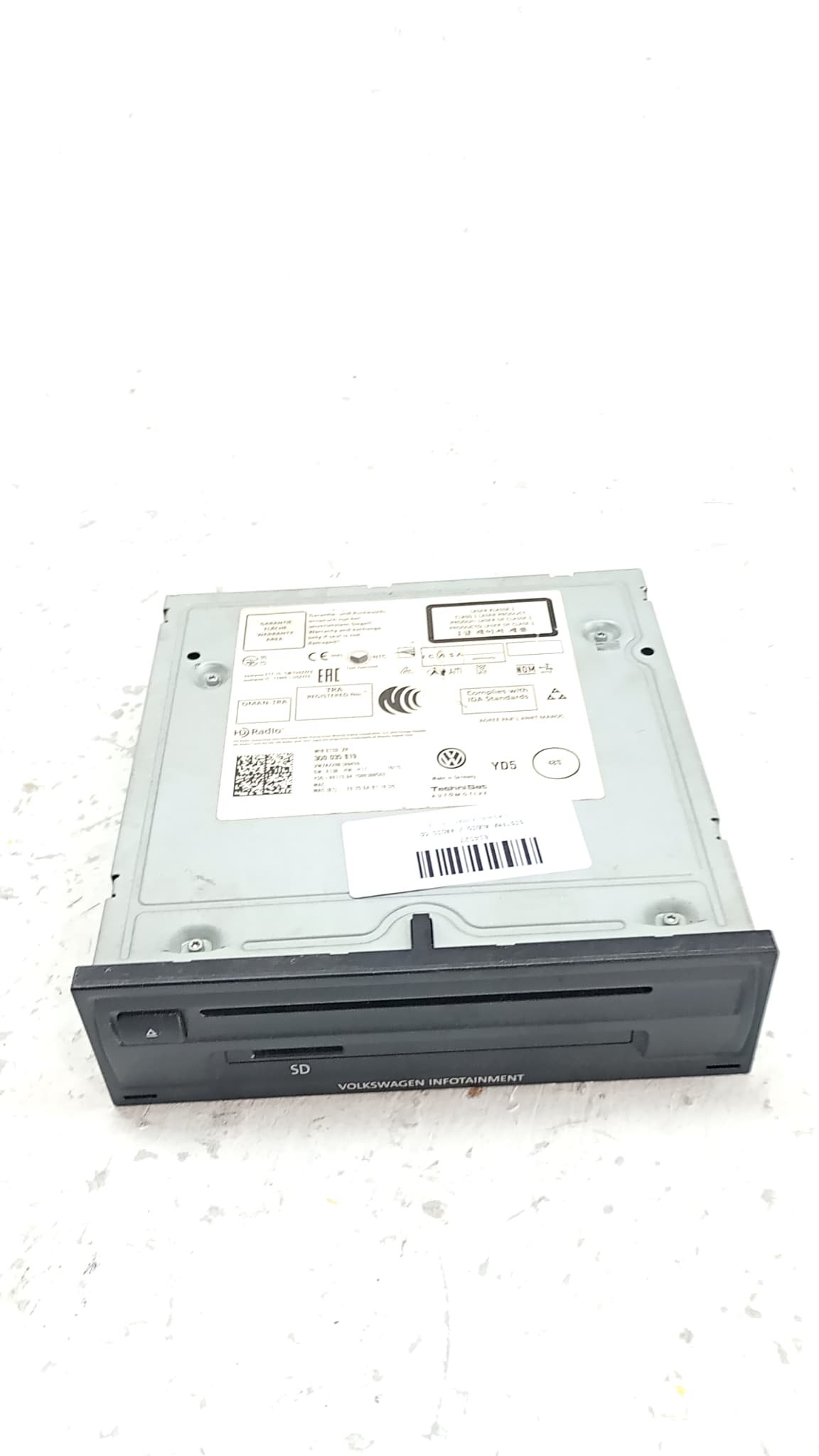 Sistema audio / radio cd VOLKSWAGEN PASSAT B8 (3G2, CB2)