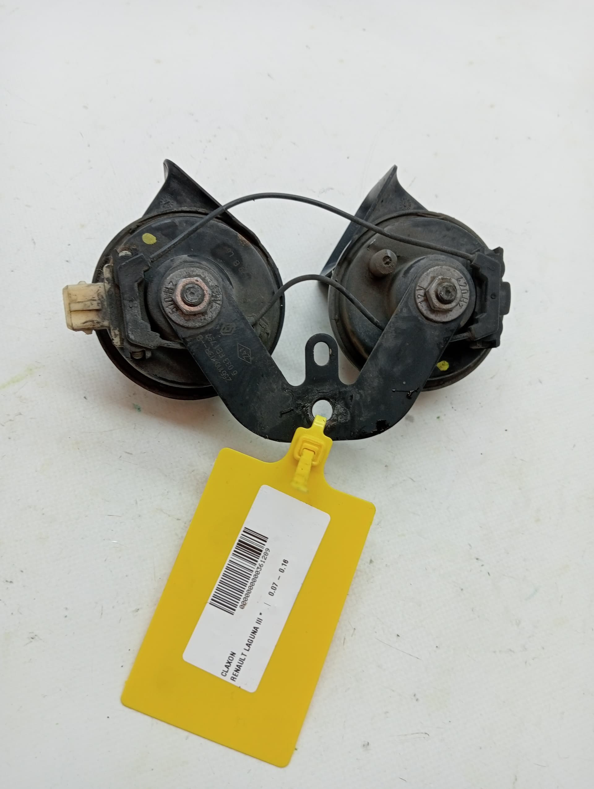 Claxon RENAULT LAGUNA III