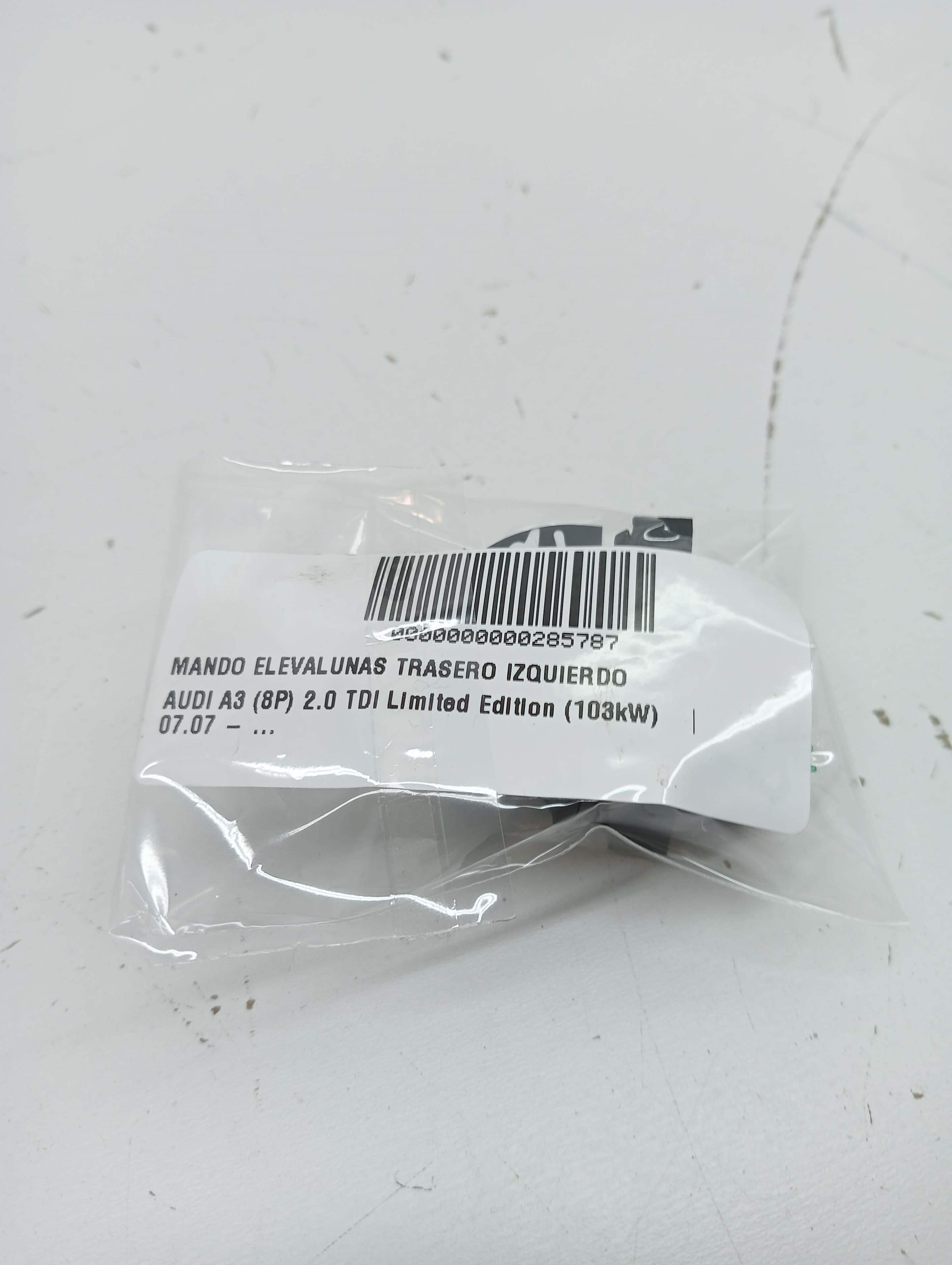 Mando elevalunas trasero izquierdo AUDI A3 (8P) 2