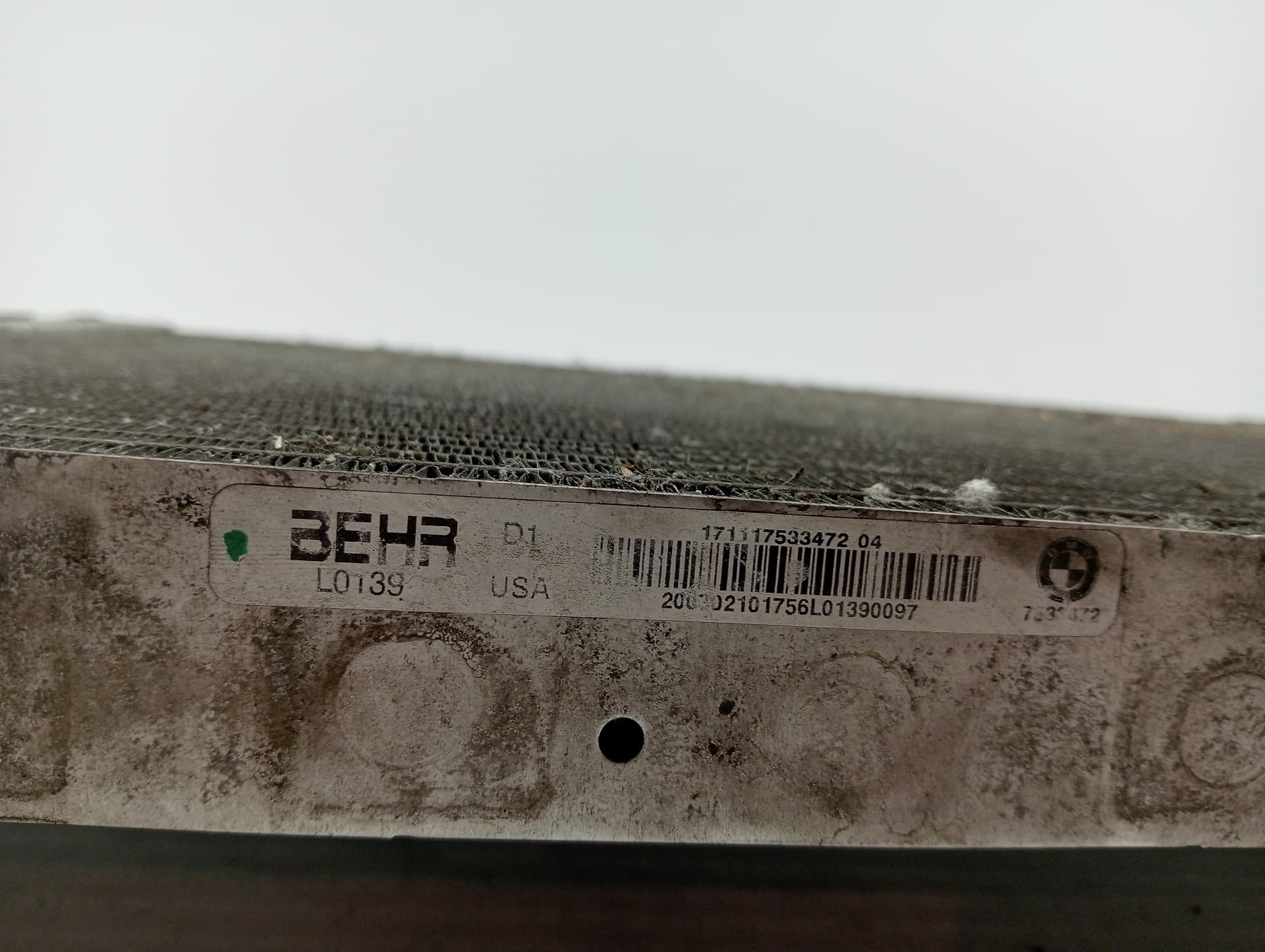 Radiador agua BMW X5 (E70) 2