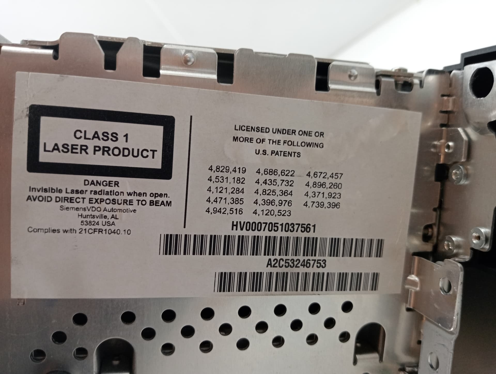 Sistema audio / radio cd BMW X5 (E70) 2