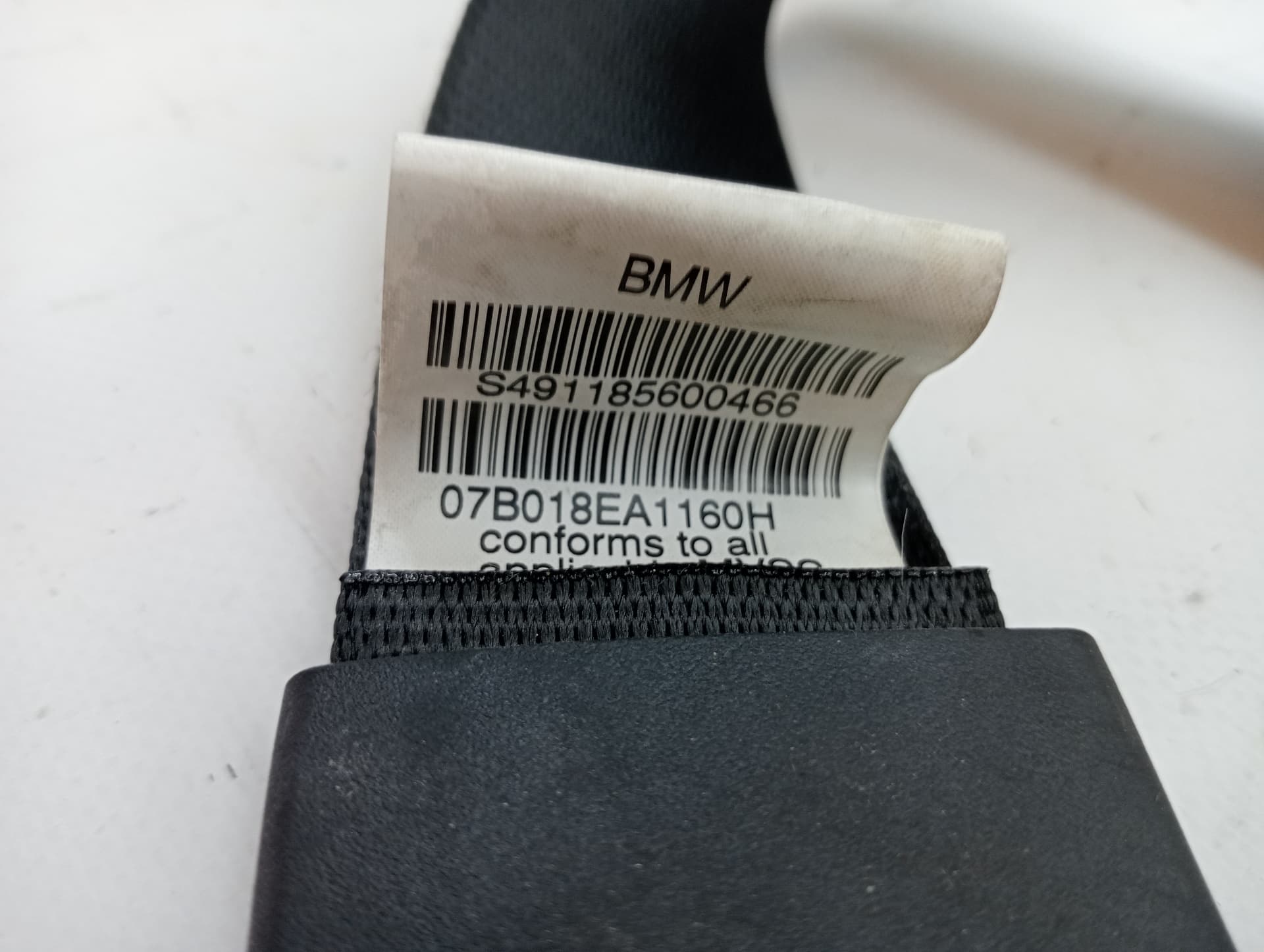Cinturon seguridad trasero derecho BMW X5 (E70) 2