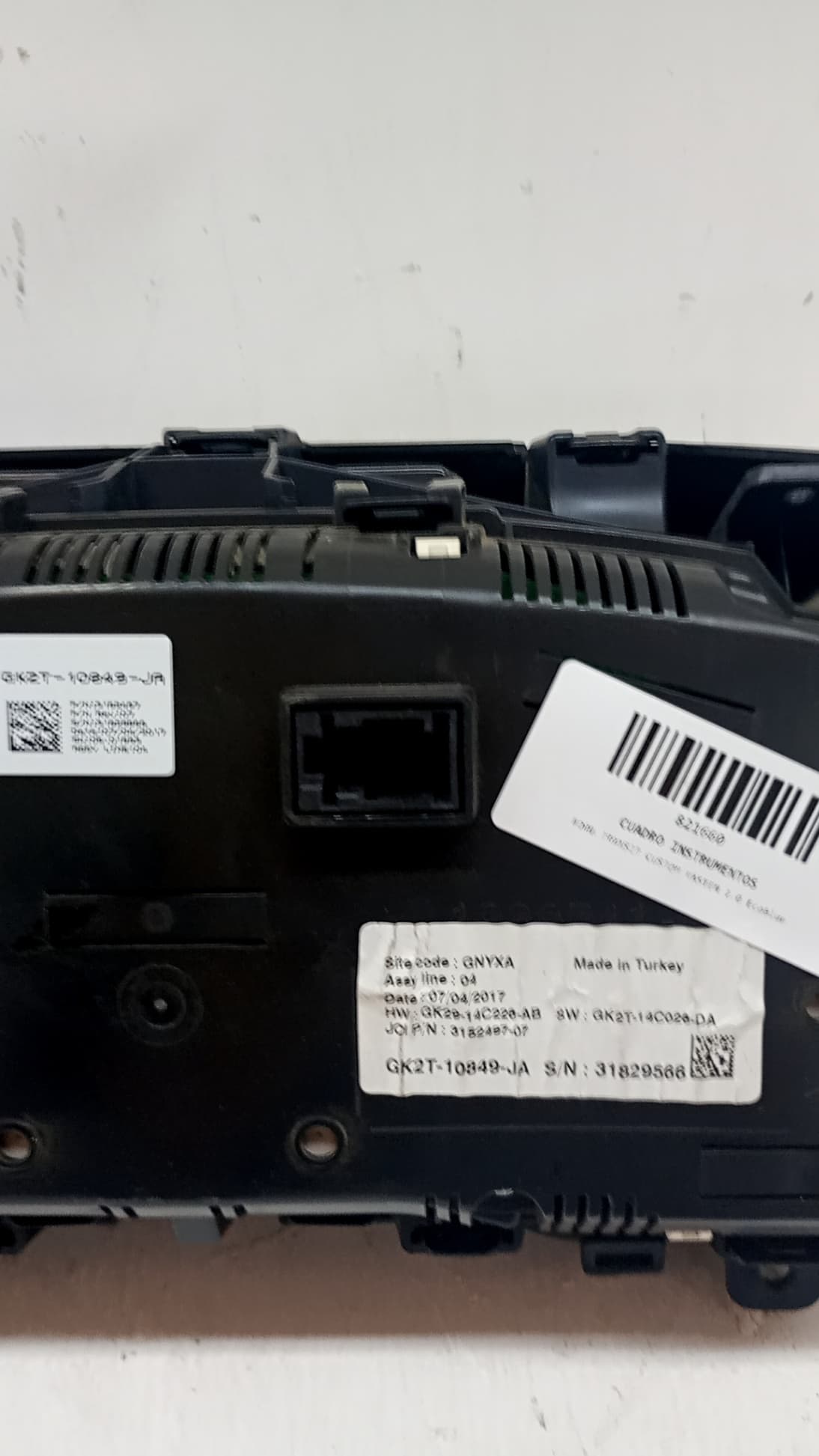 Cuadro instrumentos FORD TRANSIT CUSTOM KASTEN 2