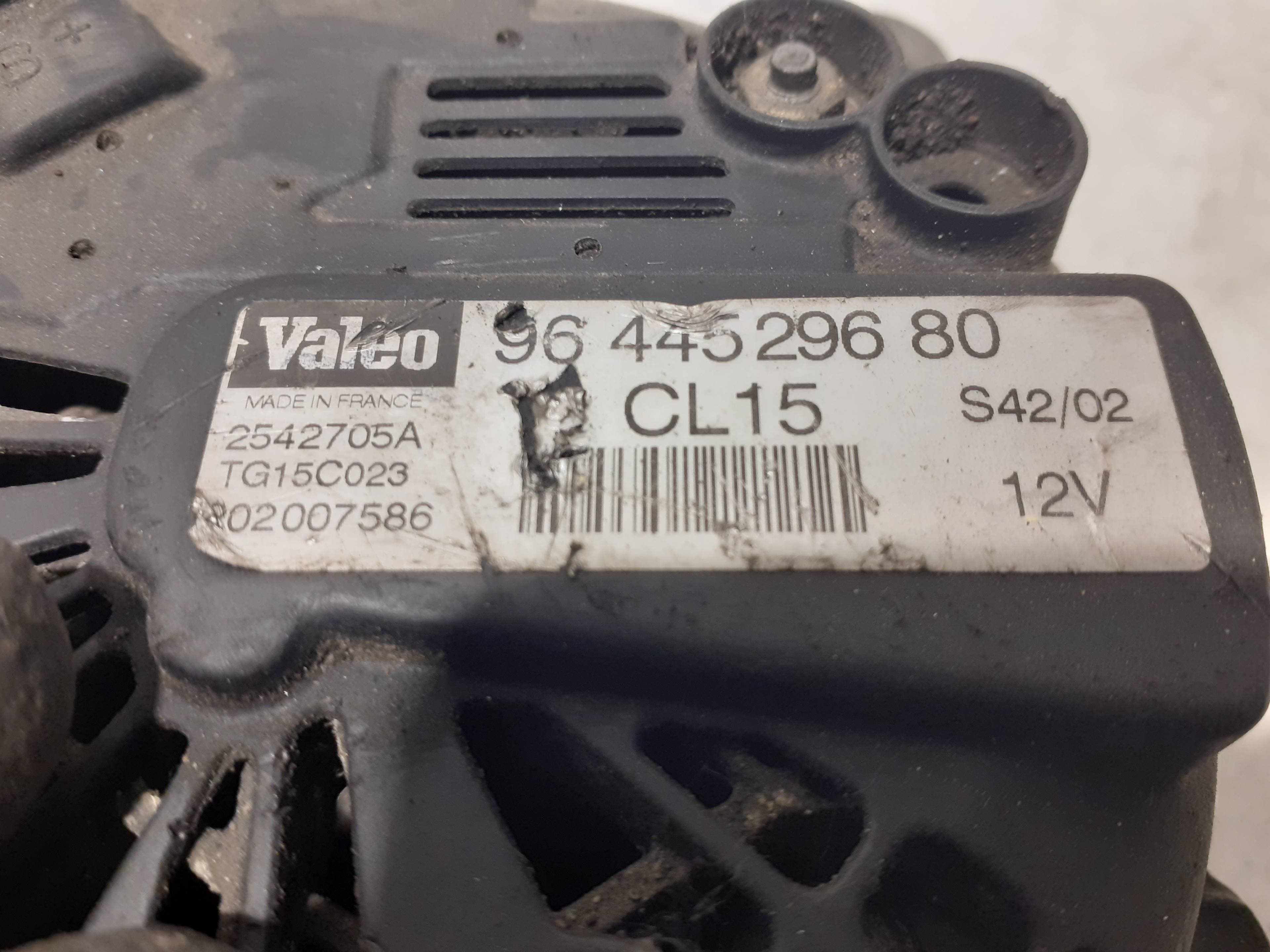 Alternador PEUGEOT 206 BERLINA 2