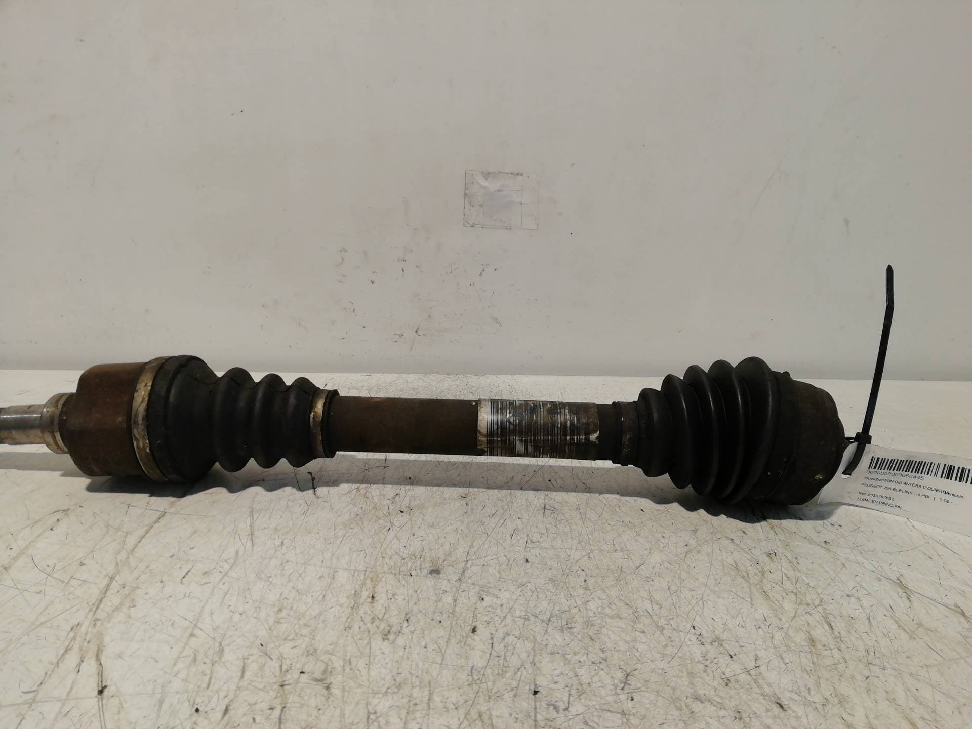 Transmision delantera izquierda PEUGEOT 206 BERLINA
