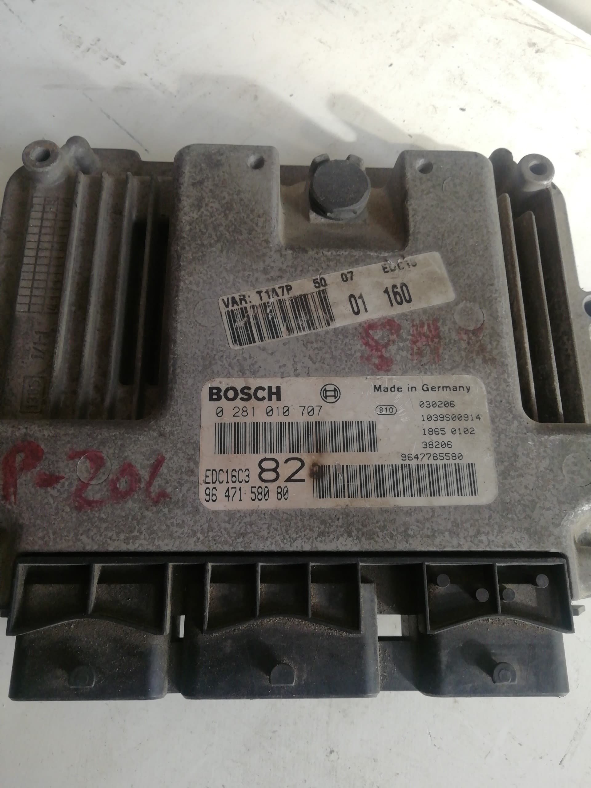 Centralita motor uce PEUGEOT 206 BERLINA 2