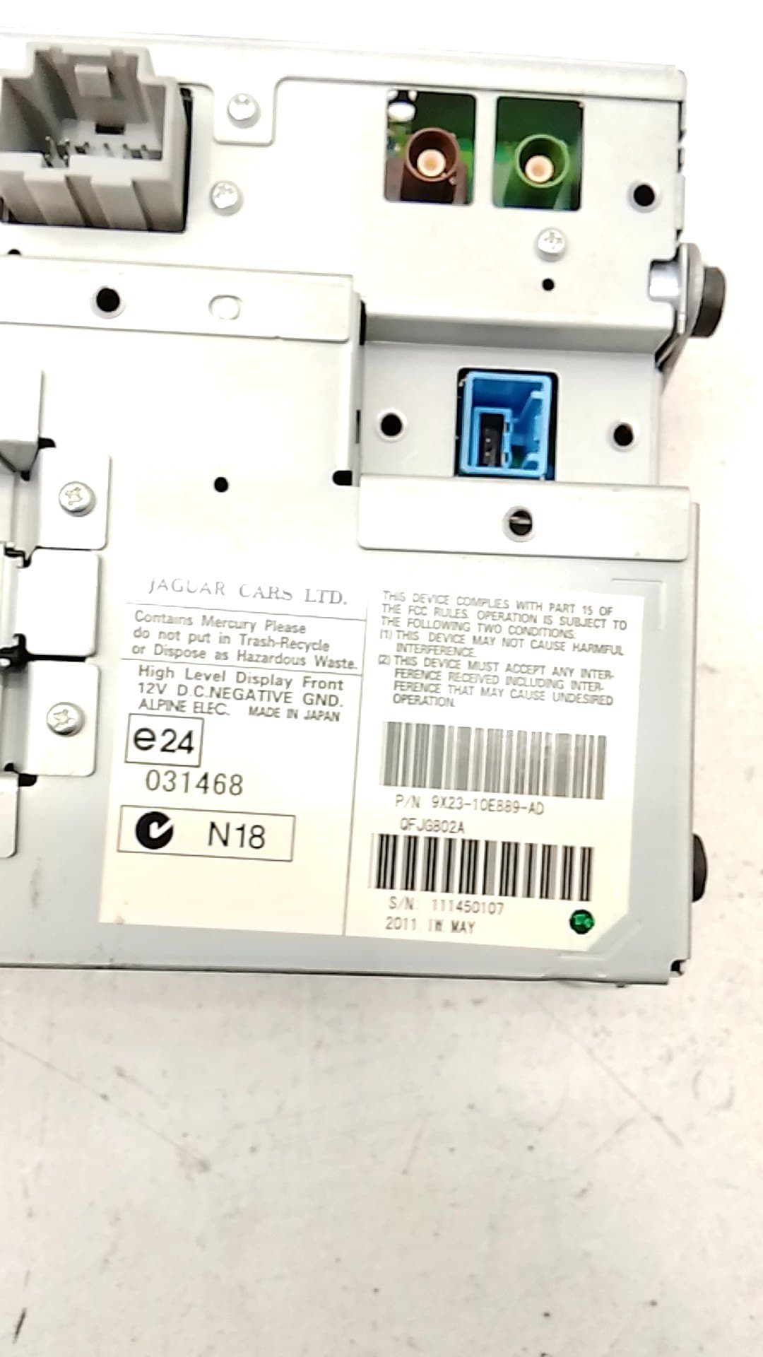 Pantalla multifuncion JAGUAR XF I (X250) 3