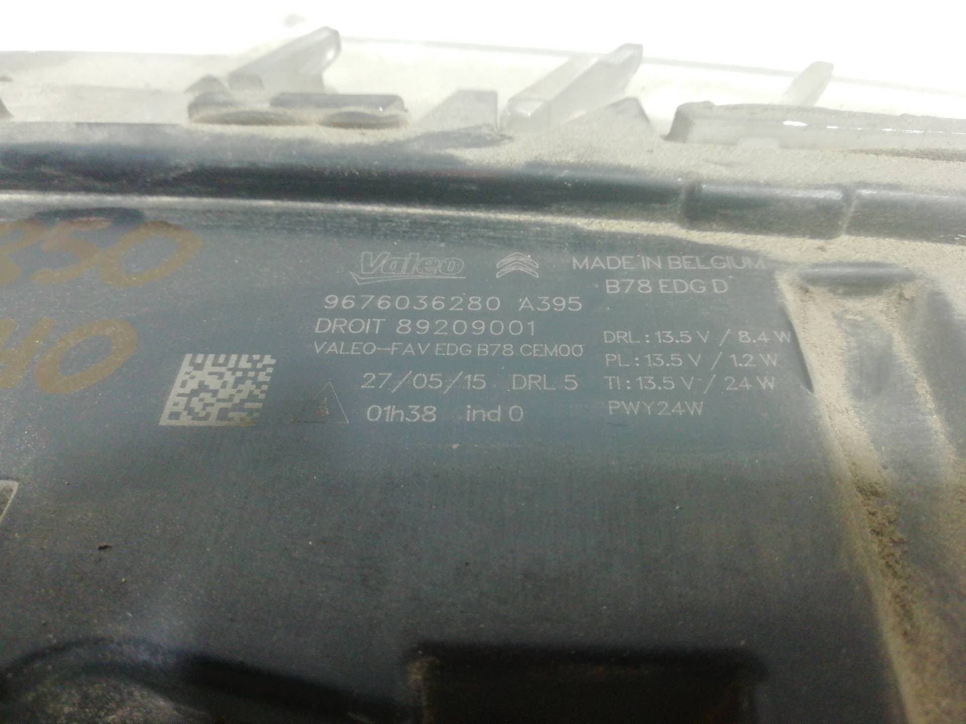 Recambio CITROEN C4 SPACETOURER ref. 9676036280 2