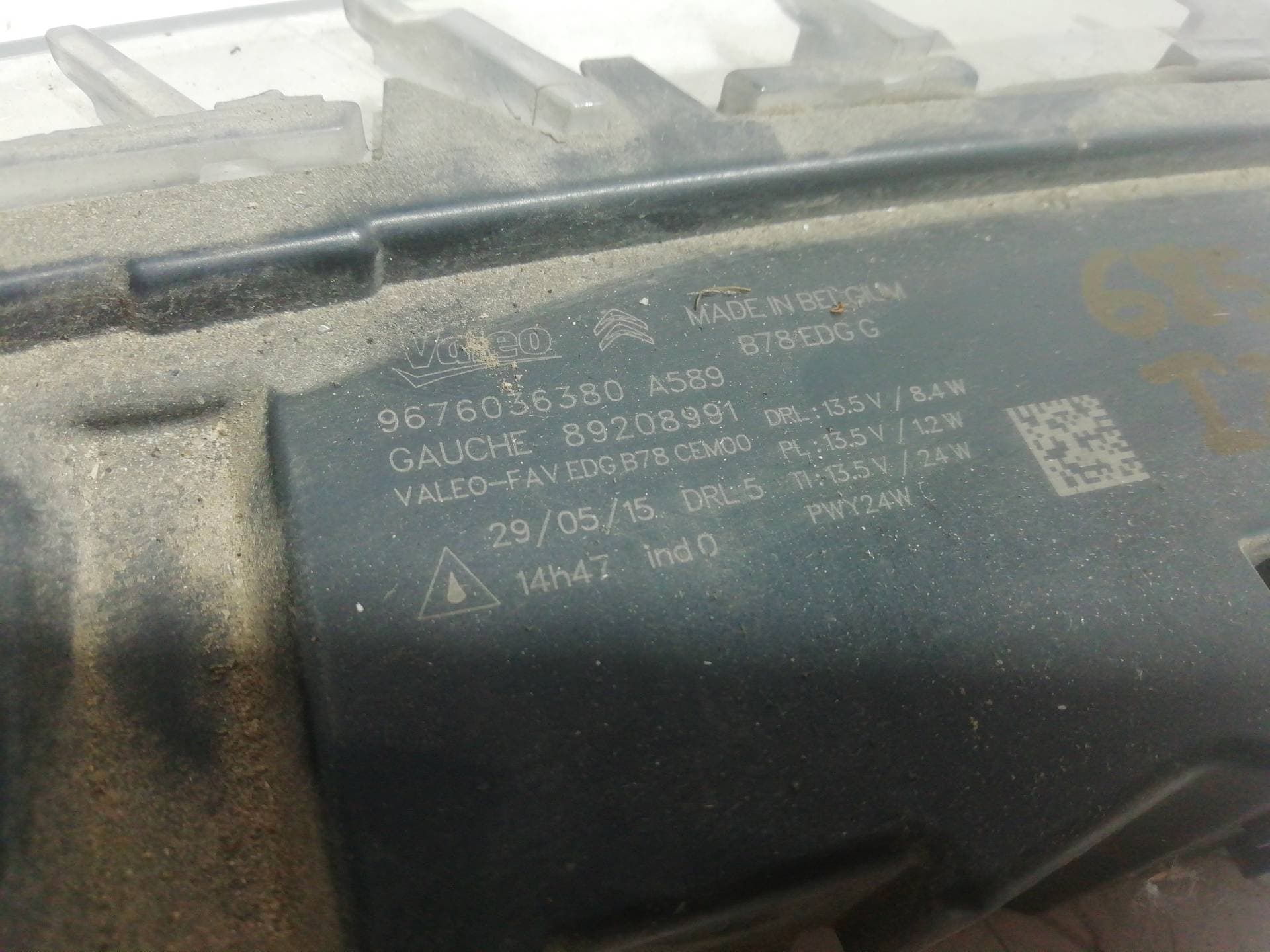 Recambio CITROEN C4 SPACETOURER ref. 9676036380 2