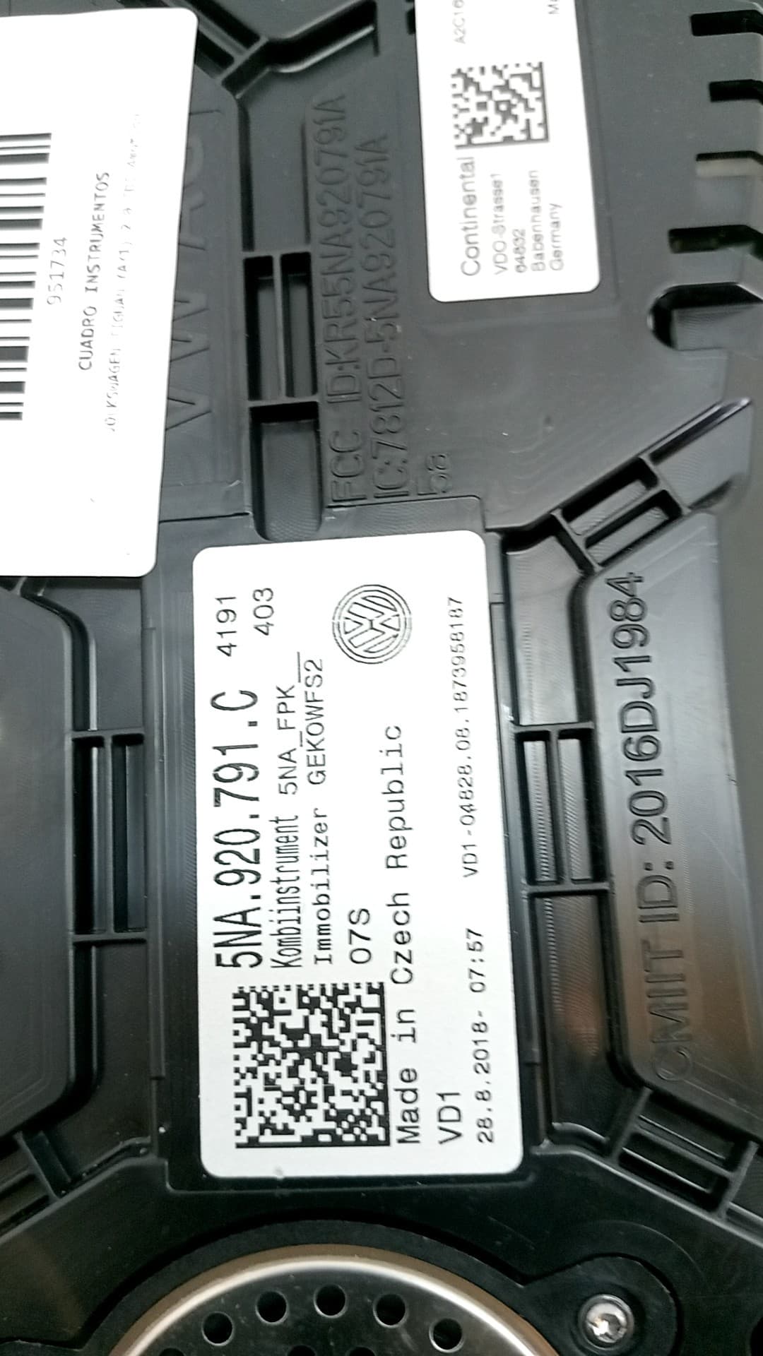Cuadro instrumentos VOLKSWAGEN TIGUAN (AX1) 3