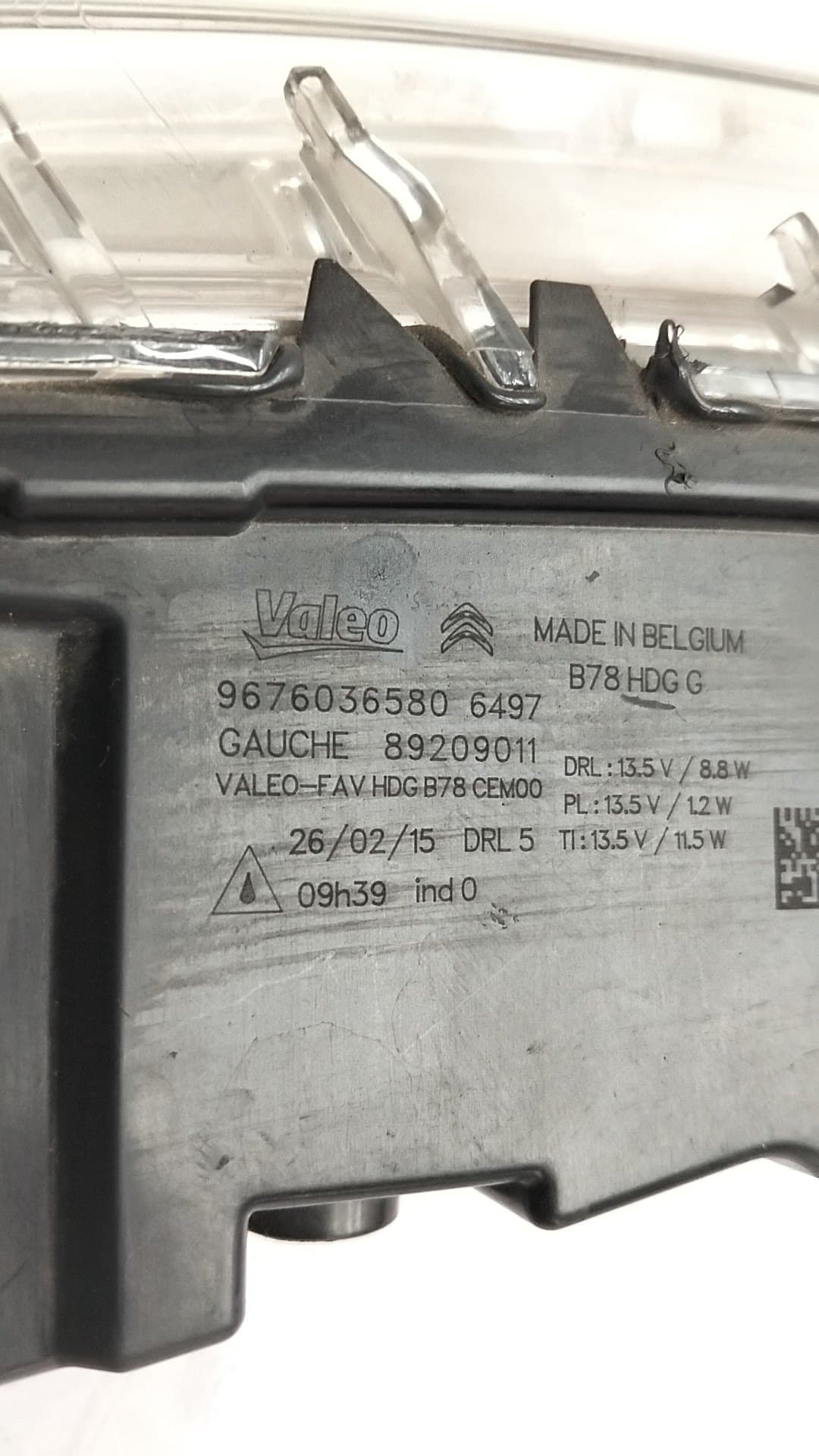 Recambio CITROEN C4 PICASSO ref. 9676036580