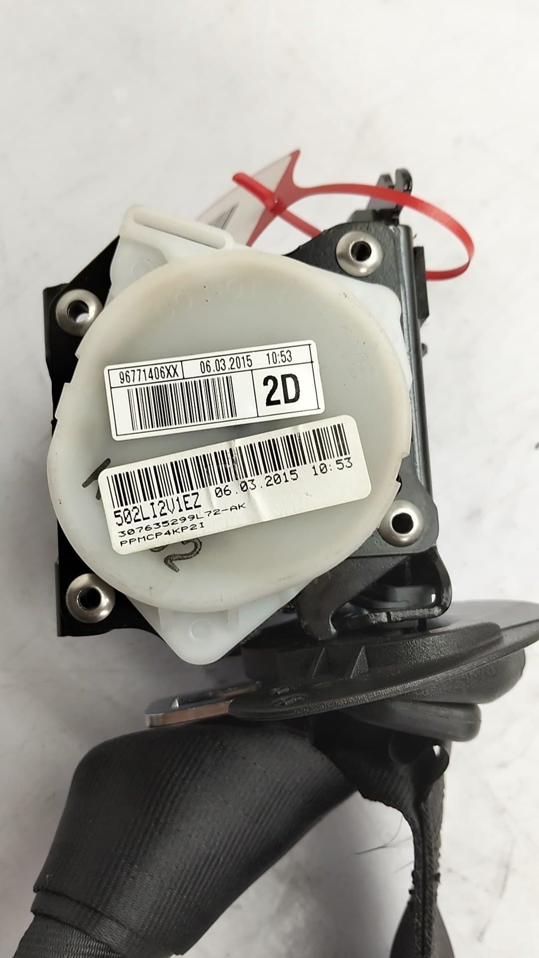 Cinturon seguridad trasero derecho CITROEN C4 PICASSO 2