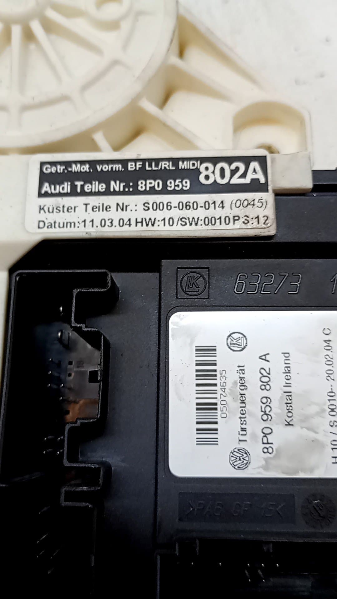 Motor elevalunas delantero derecho AUDI A3 (8L) 2