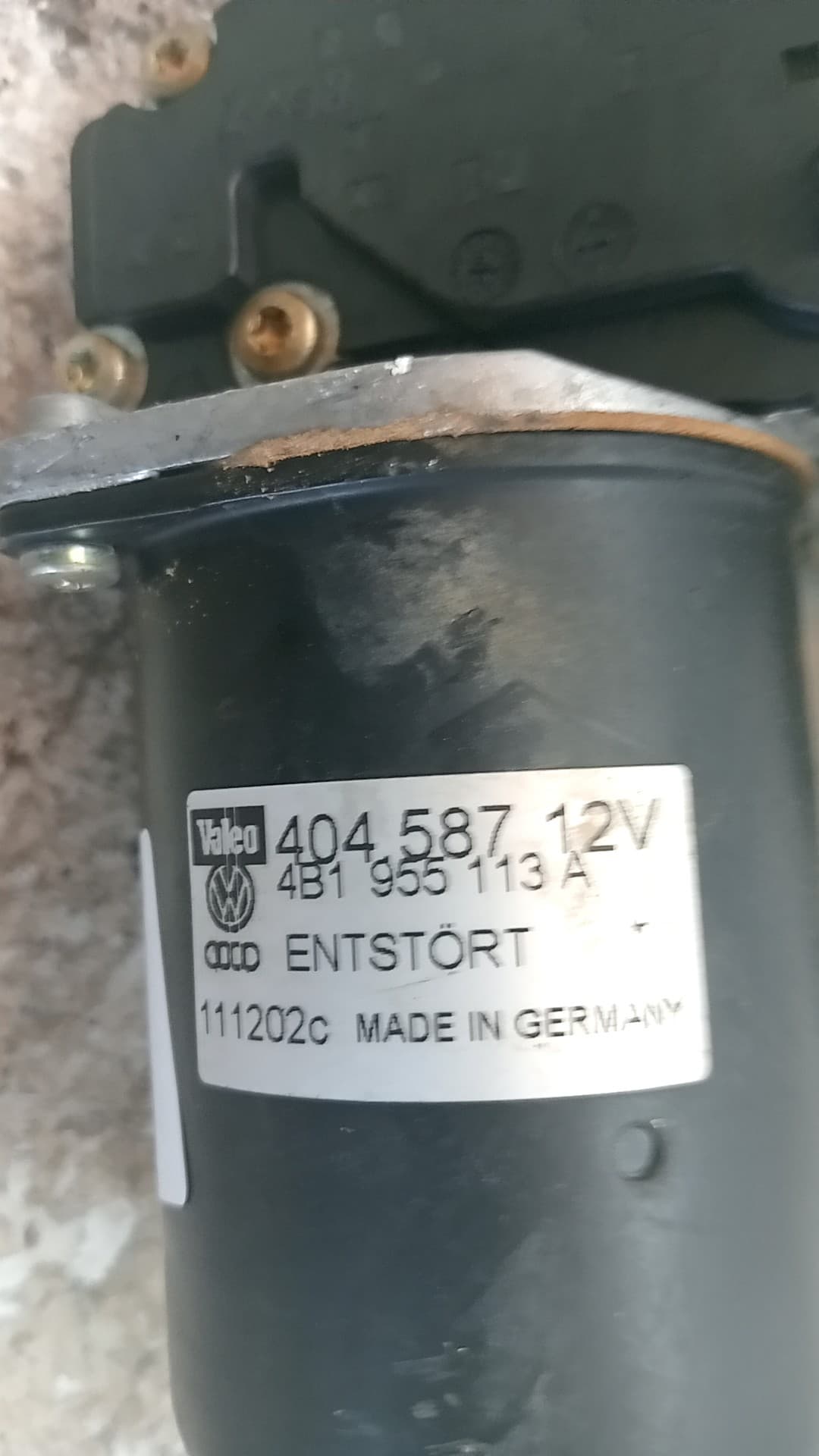 Motor limpia delantero AUDI A6 BERLINA (4B2) 2