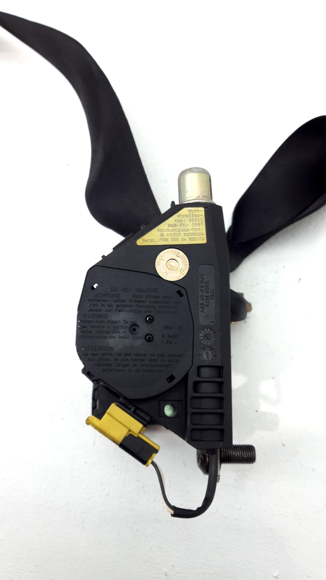 Cinturon seguridad trasero derecho MERCEDES-BENZ CLASE M (W163) 2