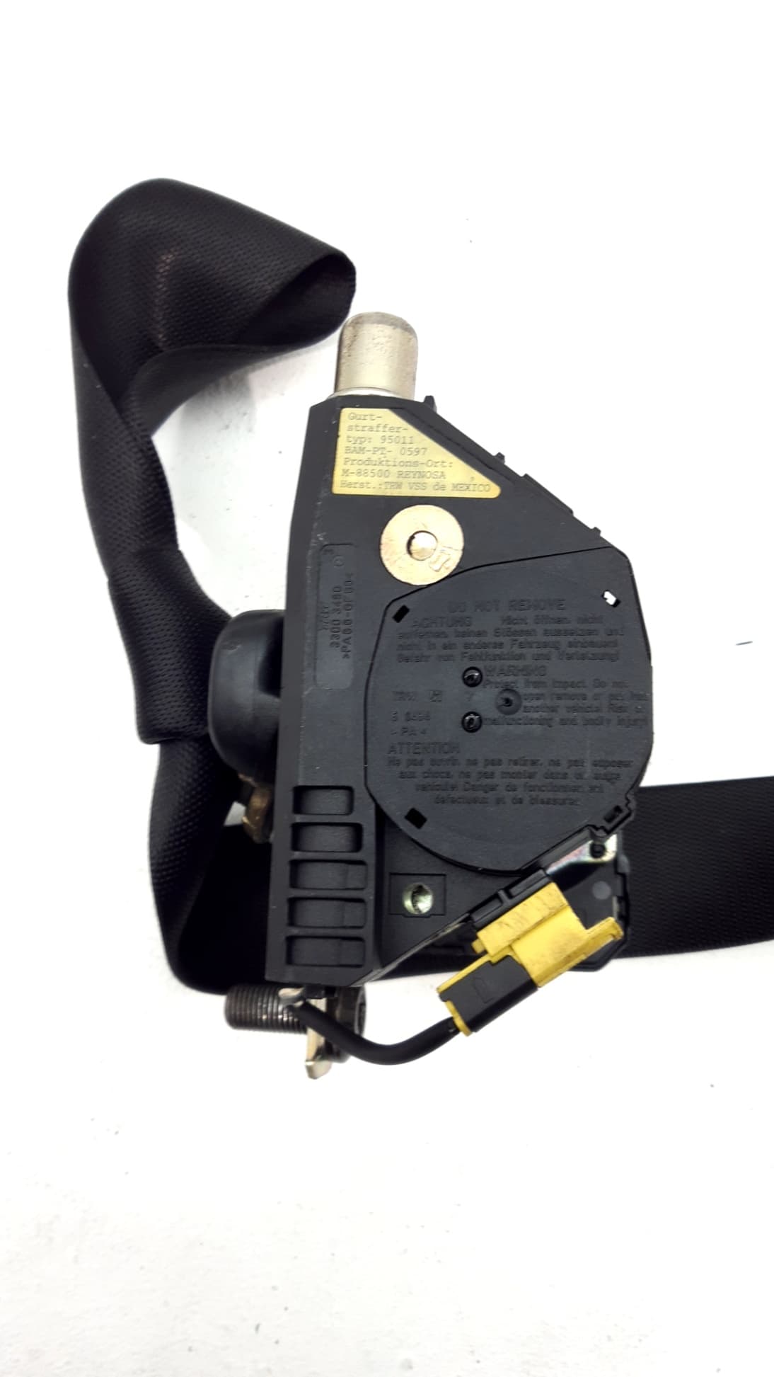 Cinturon seguridad trasero izquierdo MERCEDES-BENZ CLASE M (W163) 3