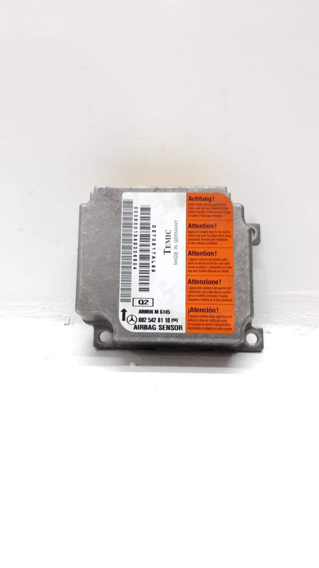 Centralita airbag MERCEDES-BENZ CLASE M (W163)