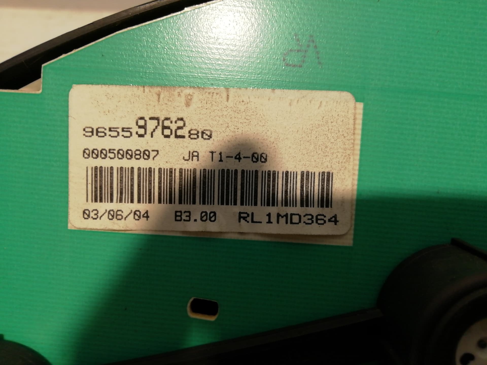 Cuadro instrumentos PEUGEOT 206 BERLINA 3