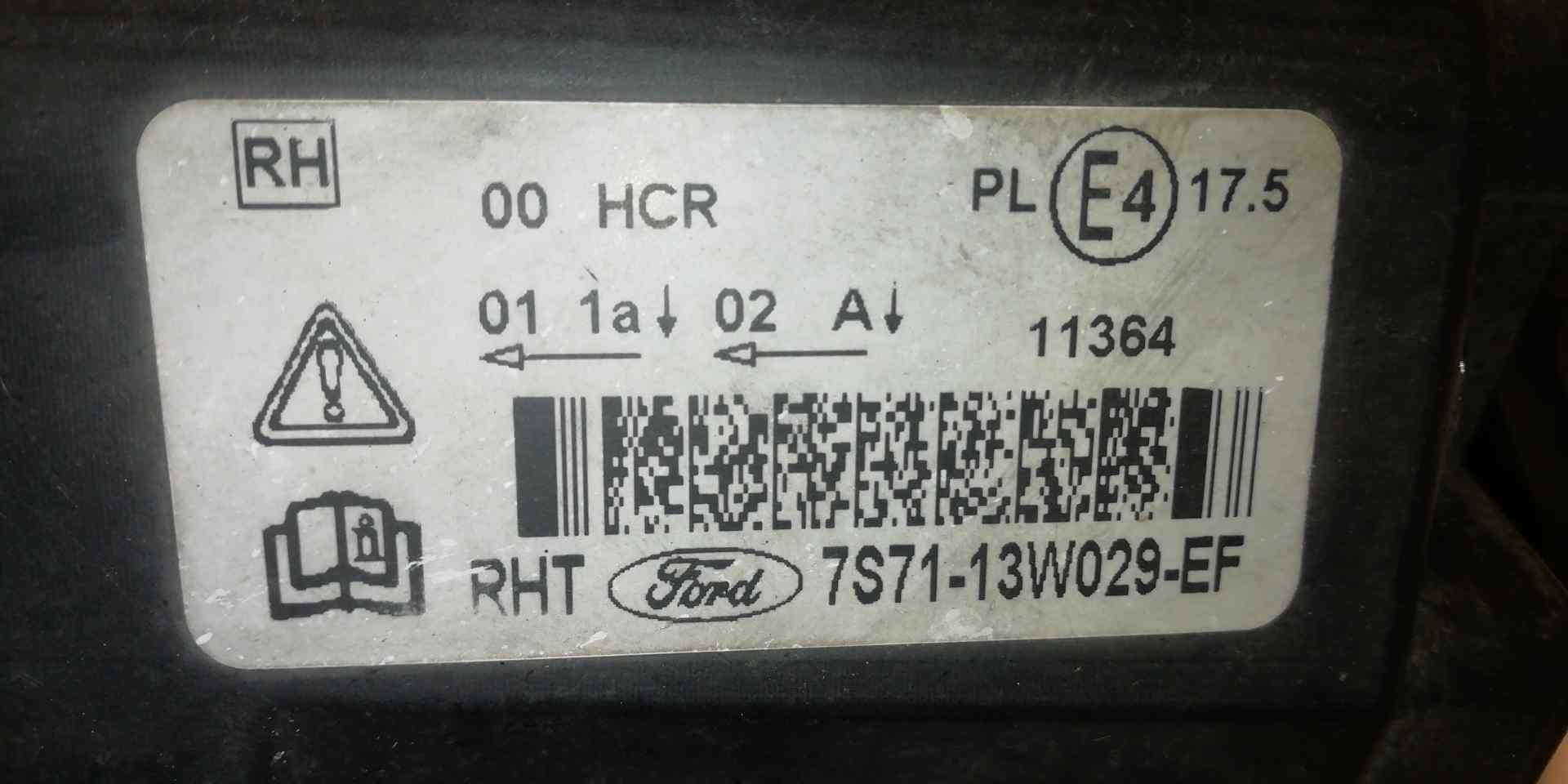 Faro derecho FORD MONDEO BERLINA (GD) 2