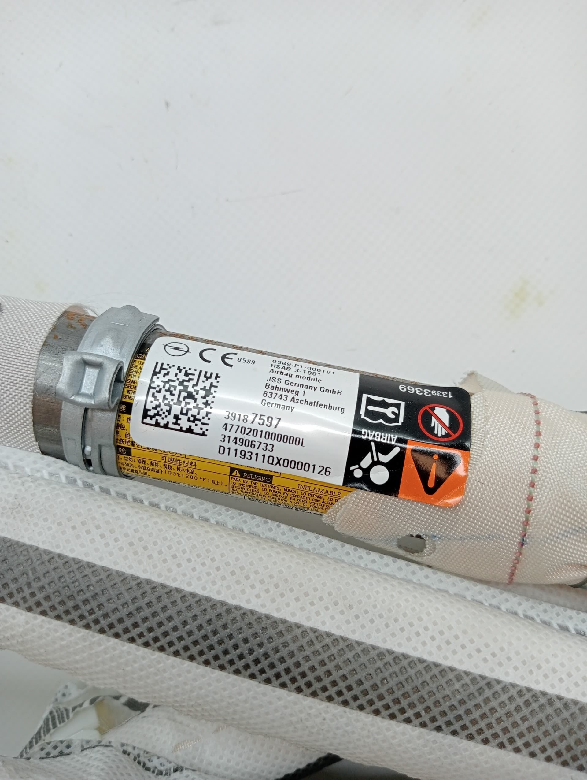 Airbag cortina delantero izquierdo OPEL ASTRA J GTC 2