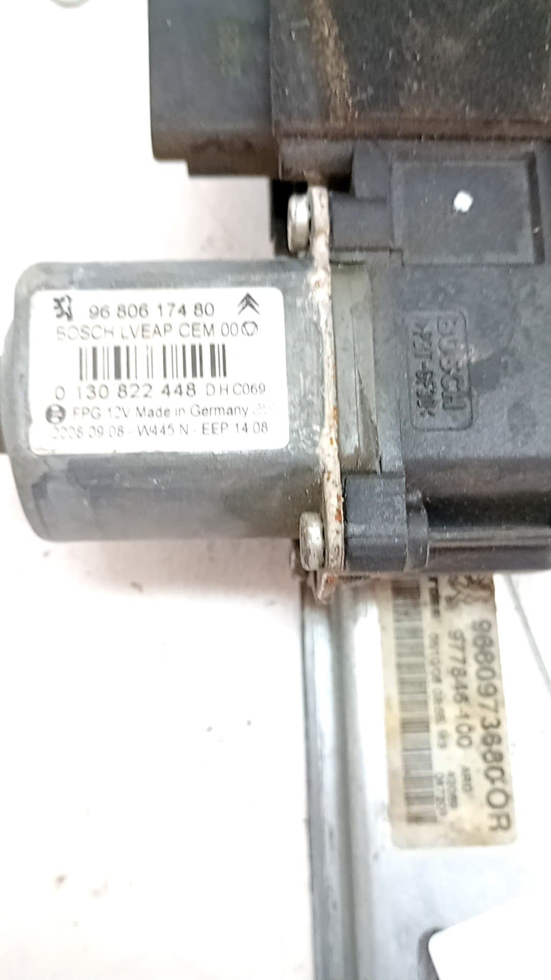 Elevalunas trasero derecho PEUGEOT 308 SW 3