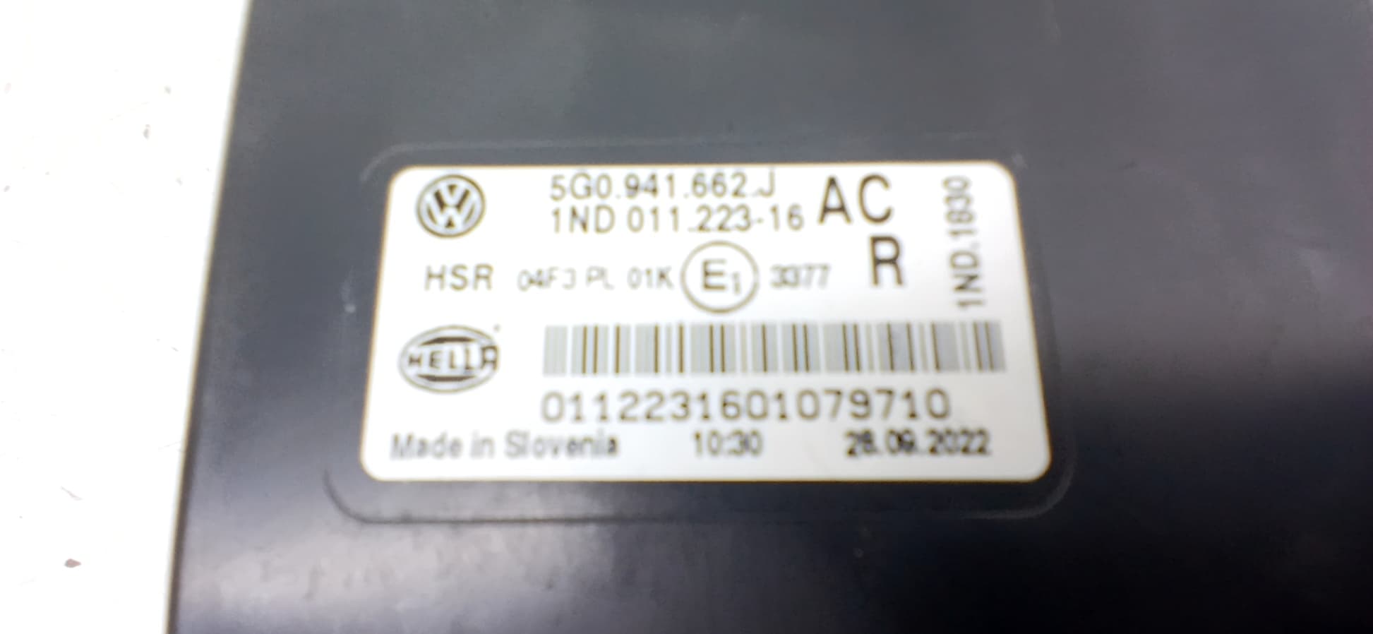 Faro antiniebla derecho VOLKSWAGEN GOLF VII LIM