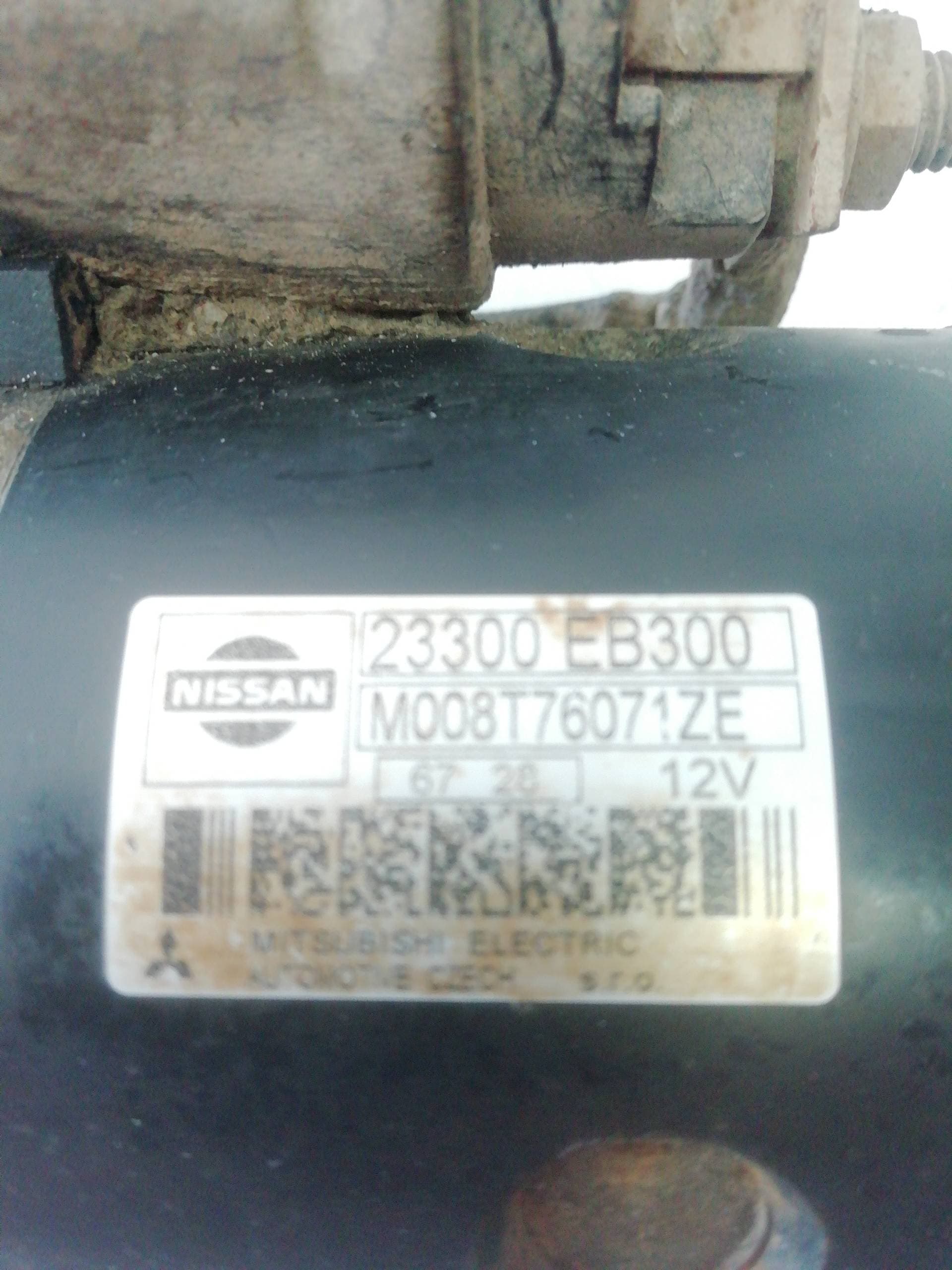 Motor arranque NISSAN NAVARA PICK-UP (D40M)
