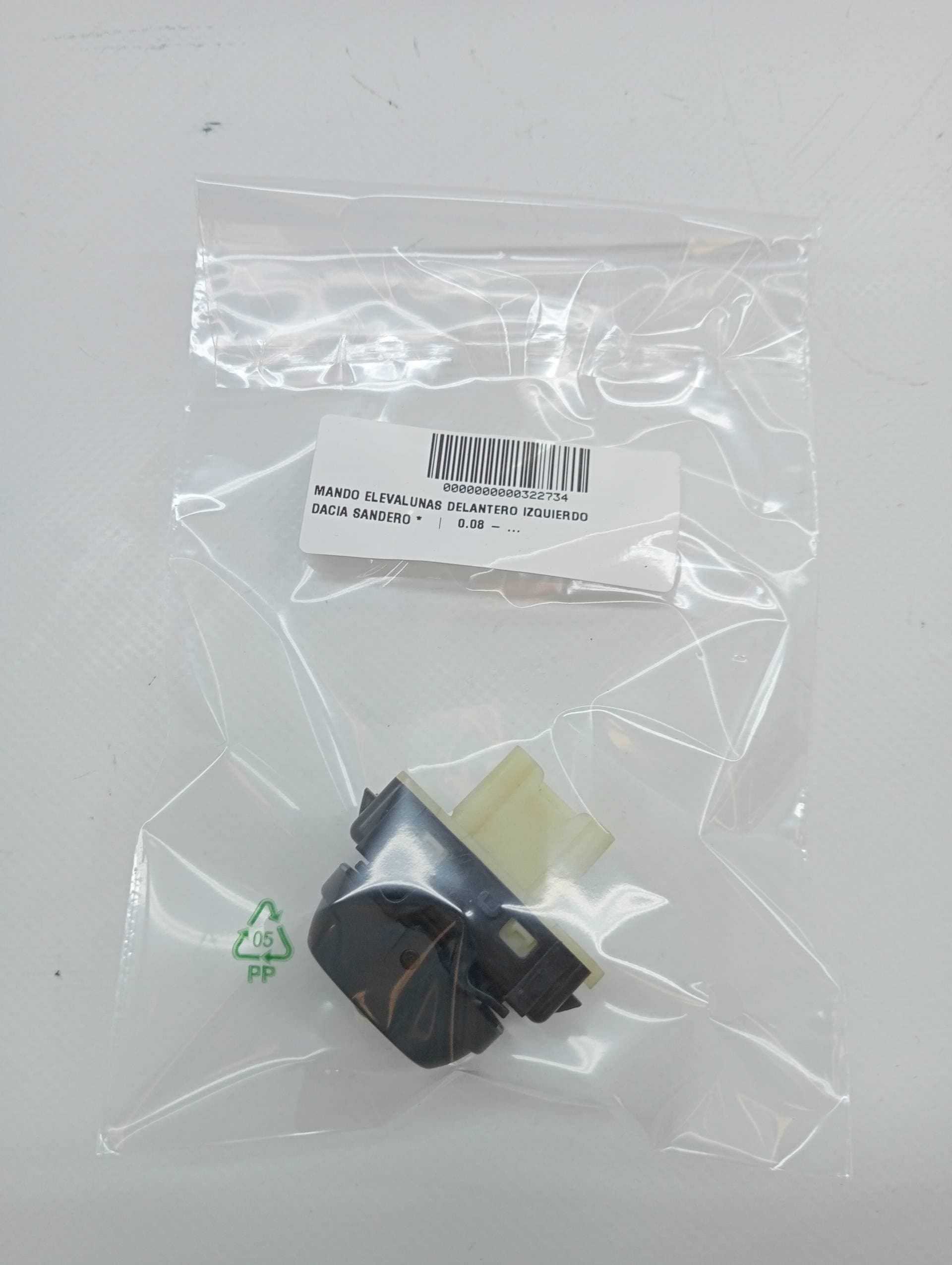 Mando elevalunas delantero izquierdo DACIA SANDERO 2