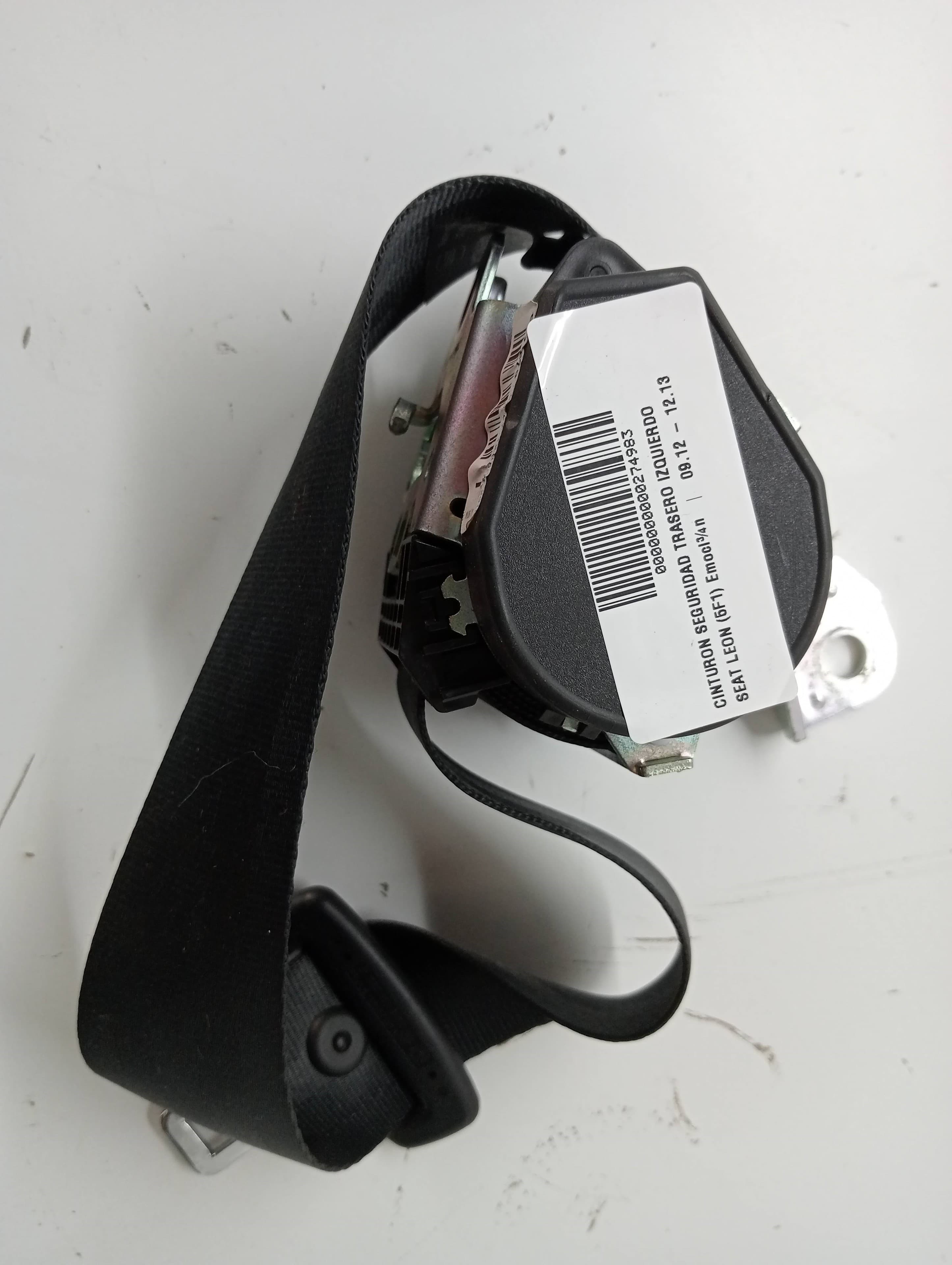Cinturon seguridad trasero izquierdo SEAT LEON (5F1)