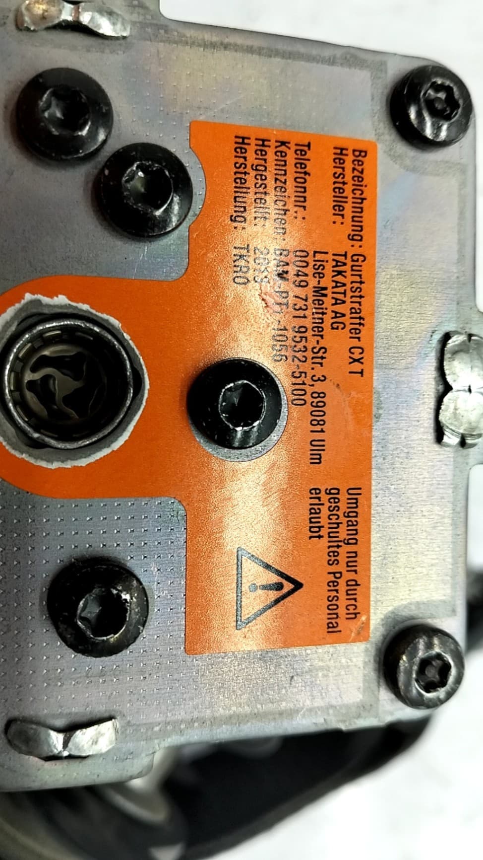 Cinturon seguridad delantero derecho CITROEN C4 PICASSO 2