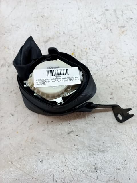 Cinturon seguridad trasero derecho VOLKSWAGEN GOLF PLUS V (5M1, 521) 2