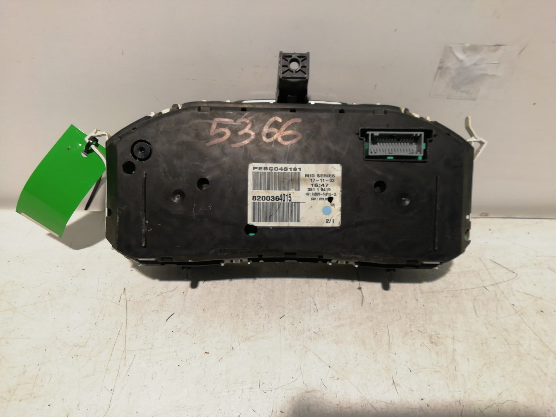 Cuadro instrumentos RENAULT MEGANE II BERLINA 5P 2