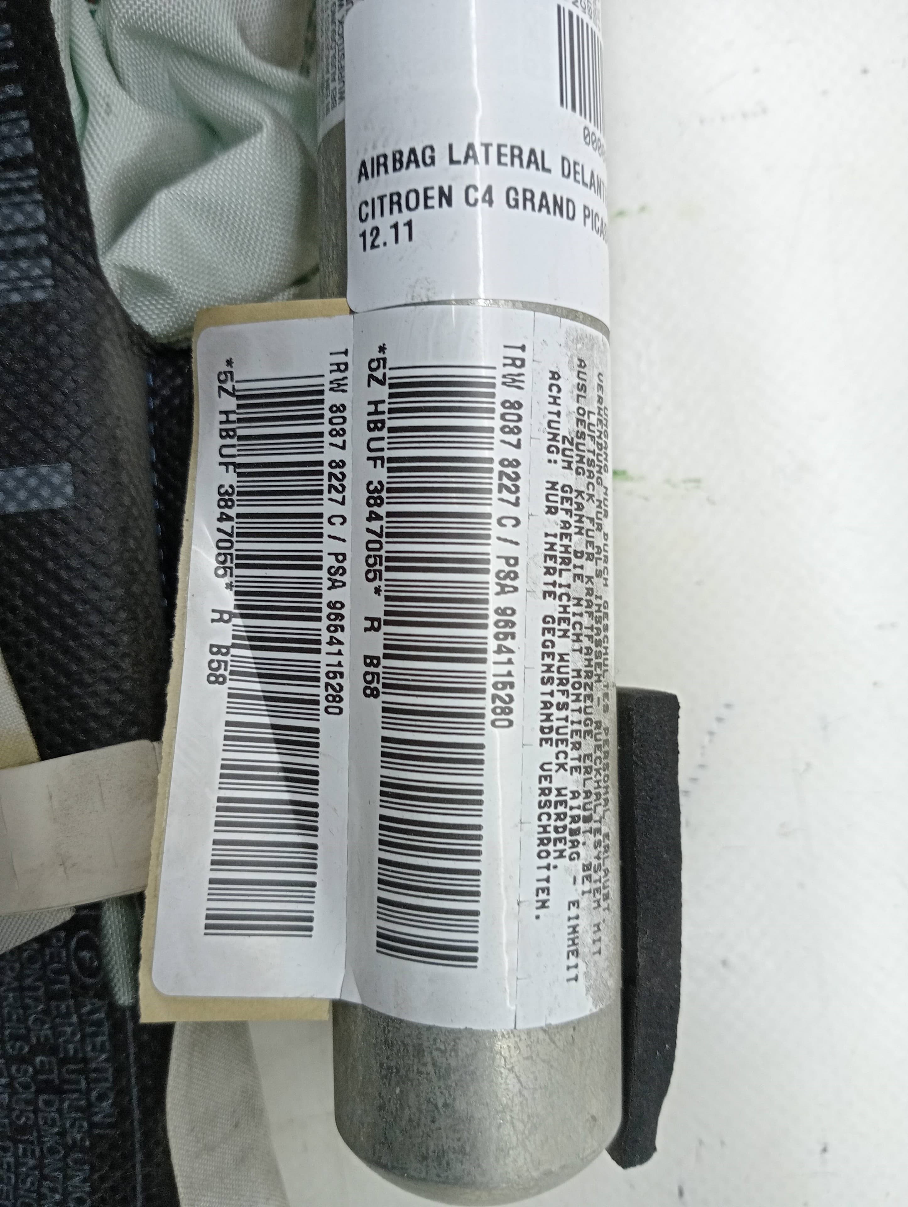 Airbag delantero izquierdo CITROEN C4 GRAND PICASSO 3