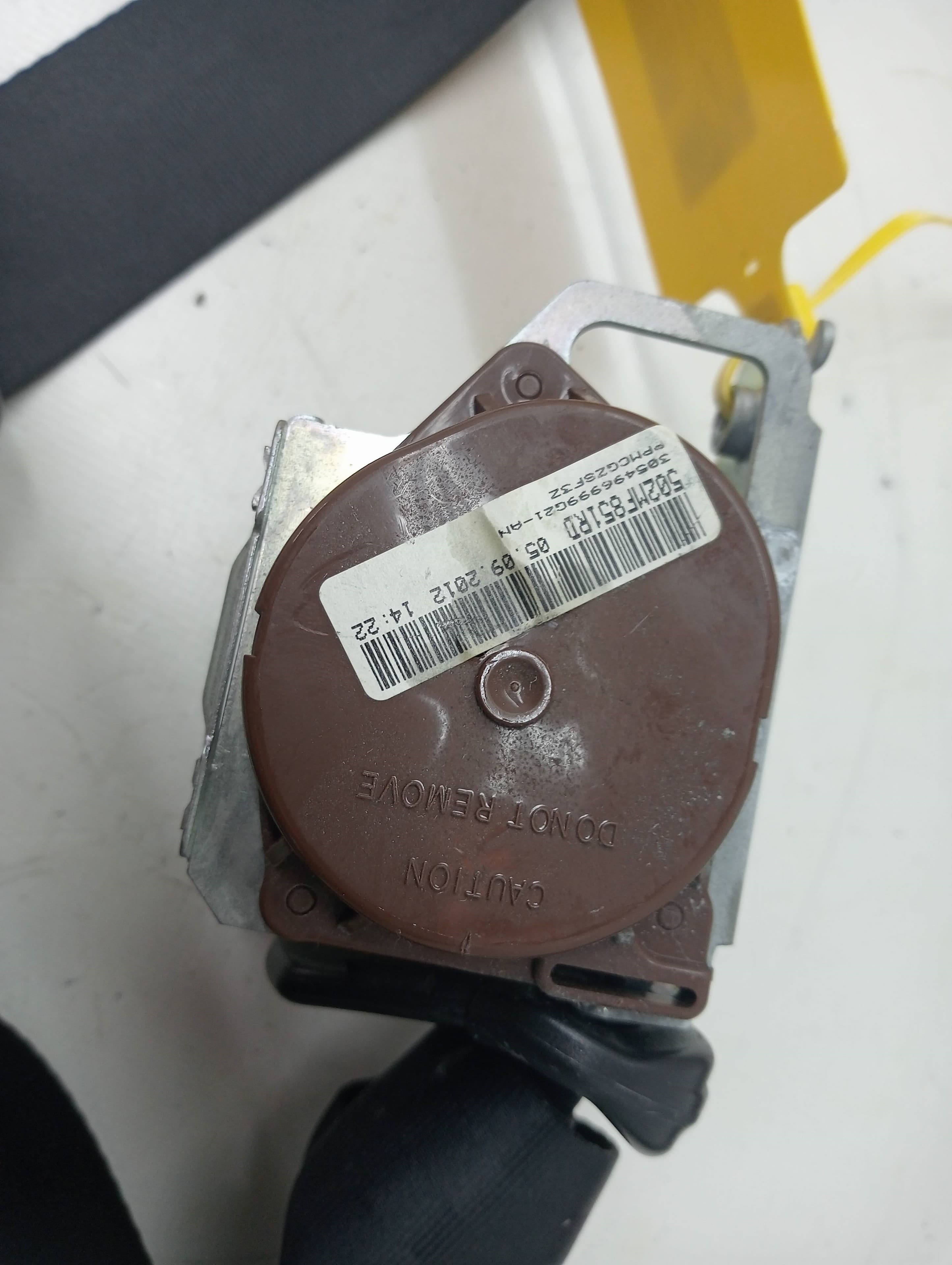 Cinturon seguridad trasero derecho CITROEN C4 GRAND PICASSO 3